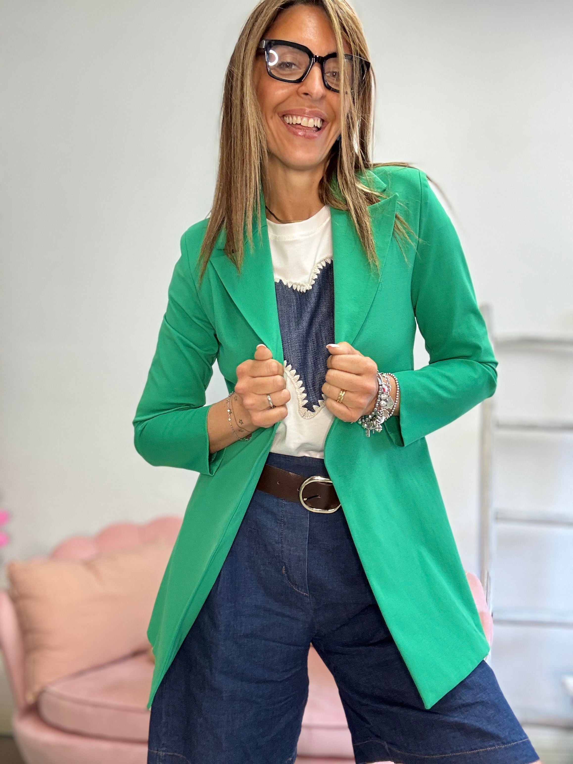 Il blazer sfiancato ad un bottone