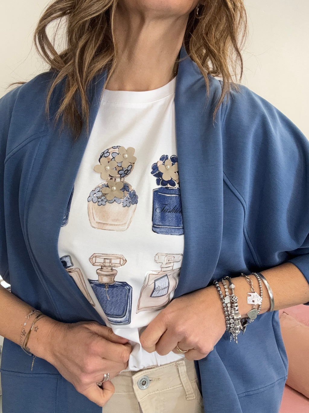 Cardigan giacca senza bottoni