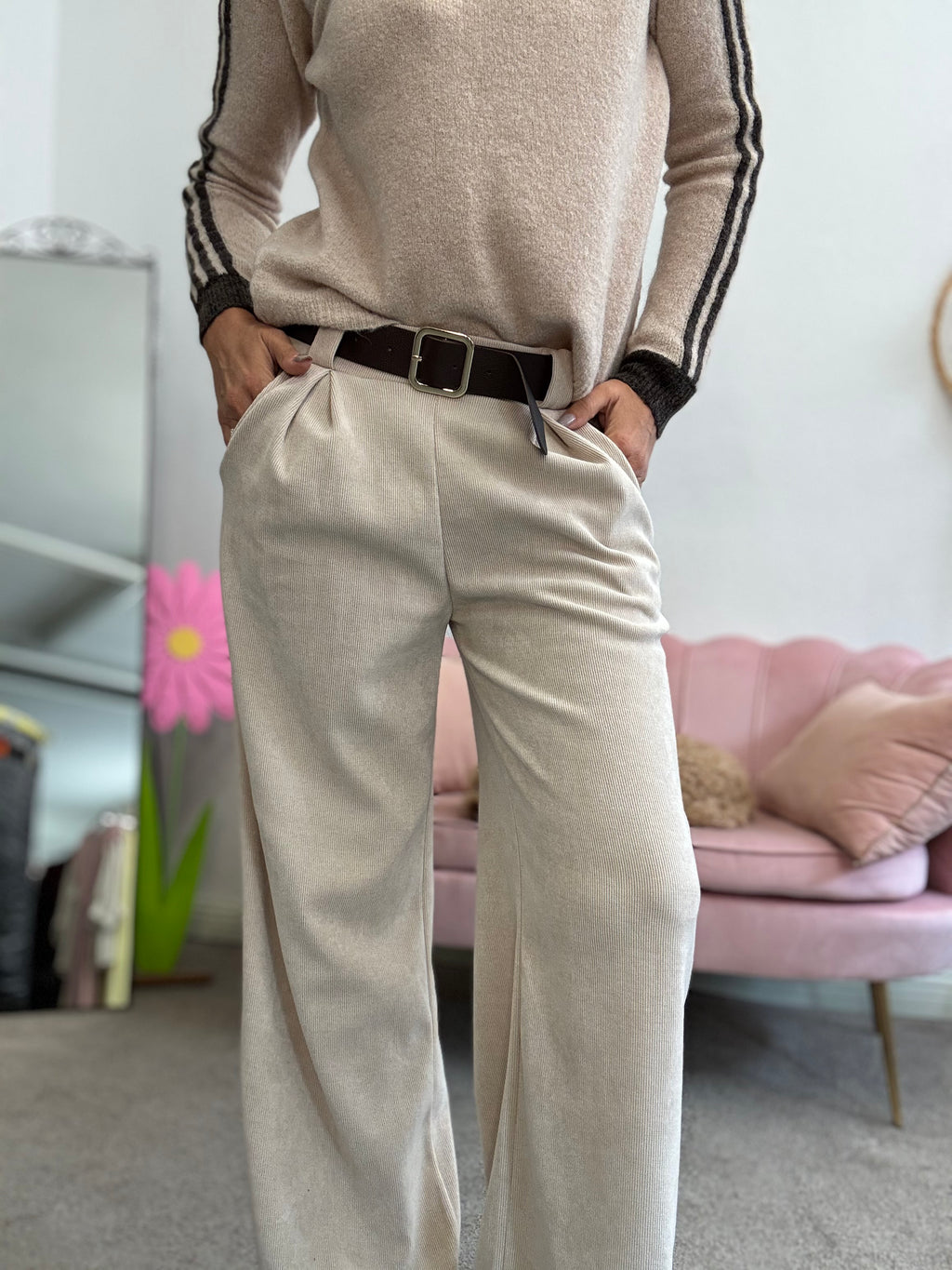 Il pantalone vellutino costine