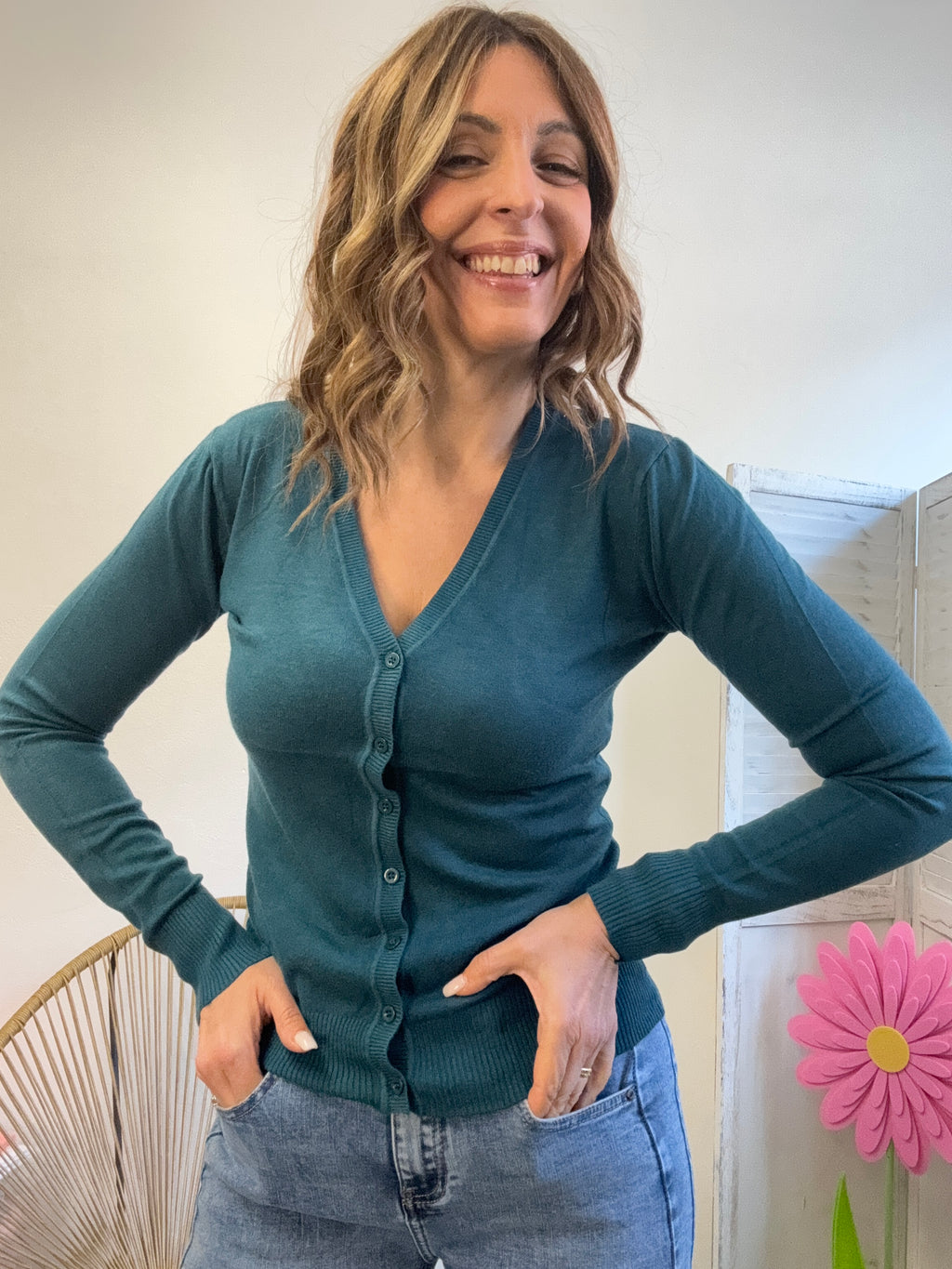 Cardigan basico continuativo