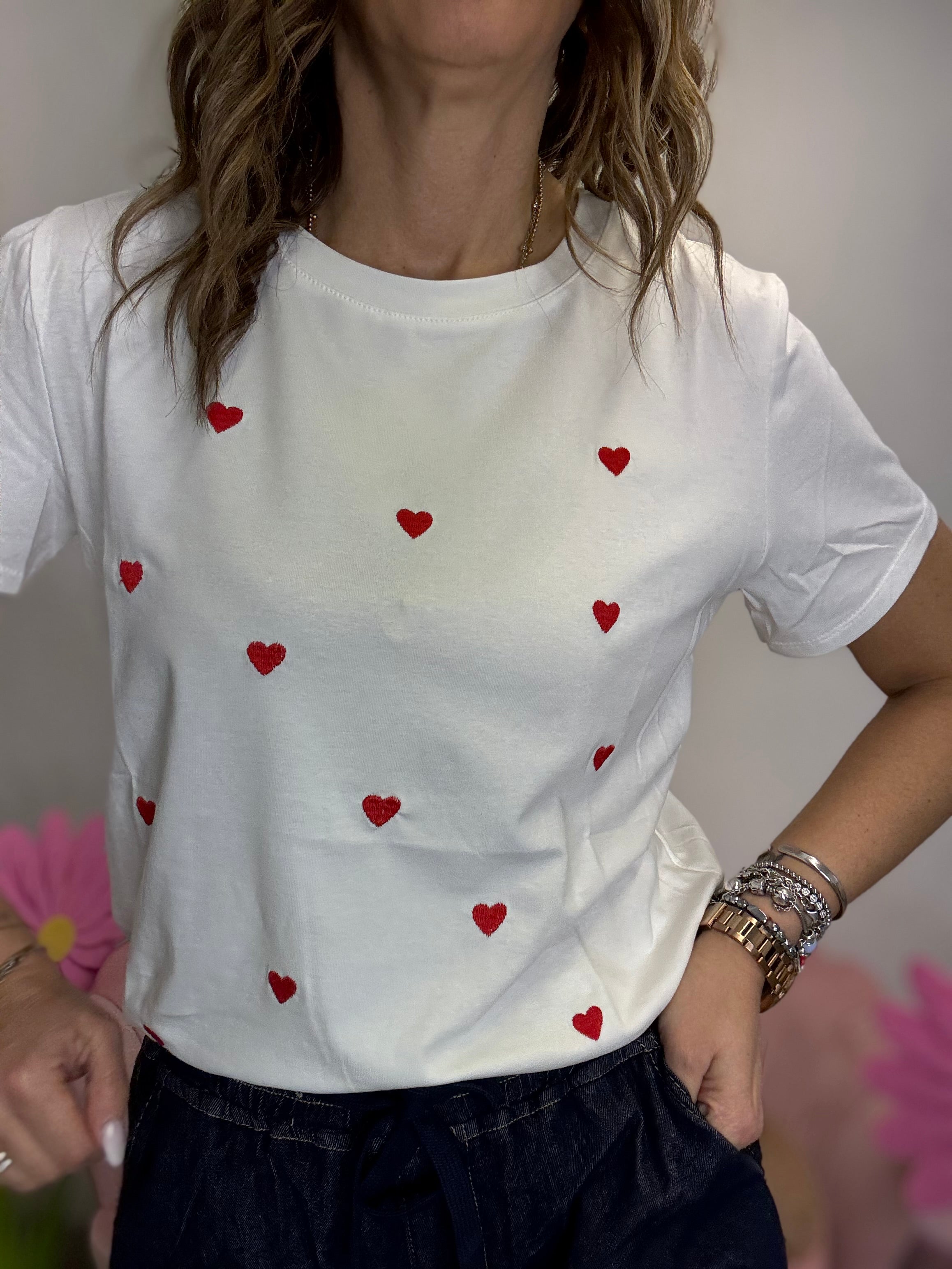 La t-shirt cuoricini