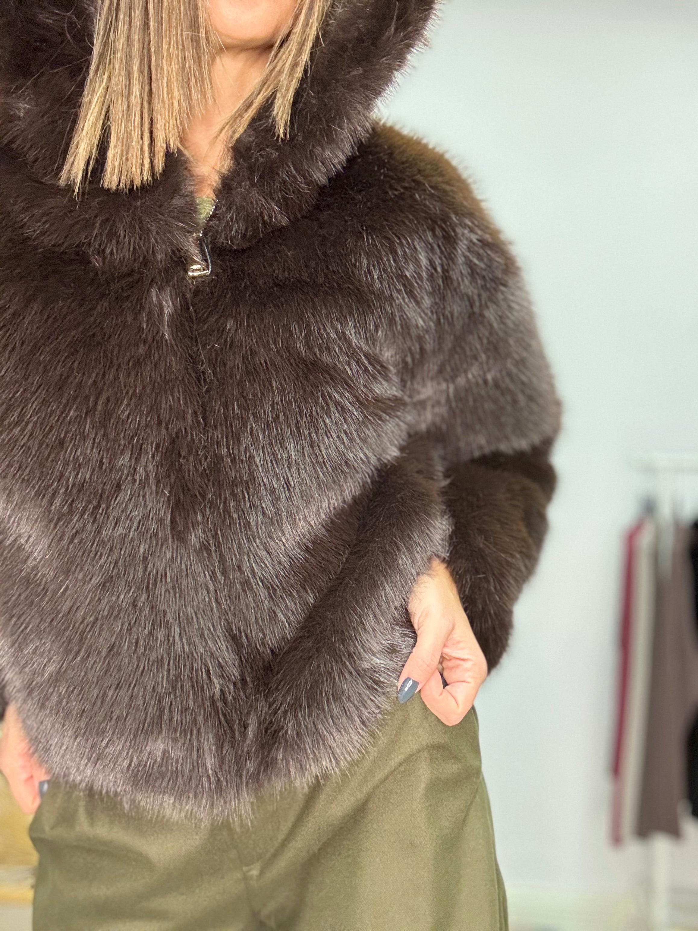 Il trapuntino reversibile con l ecopelliccia