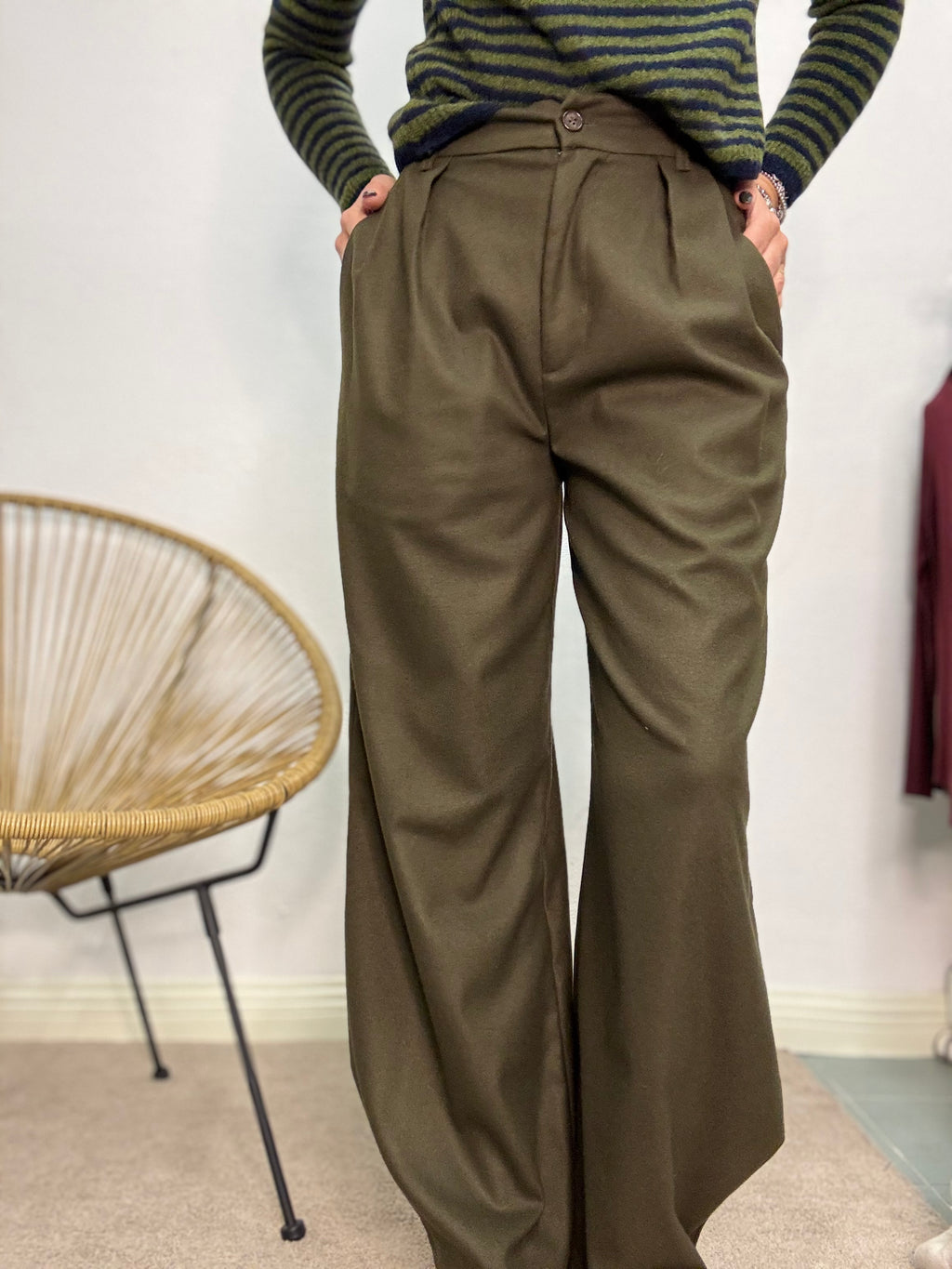 Il pantalone Javier in fustagnetto