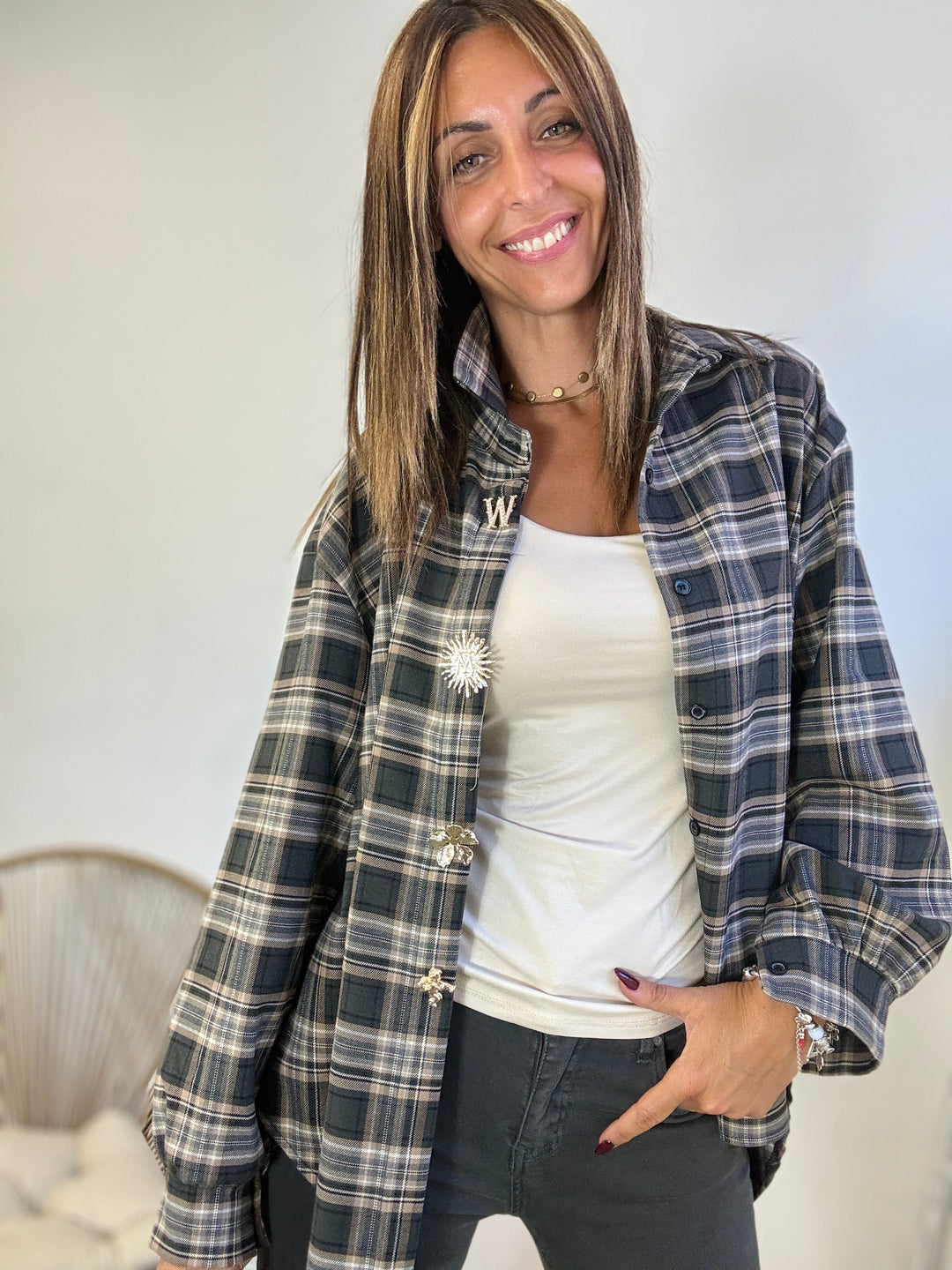 La camicia a quadri Sofia