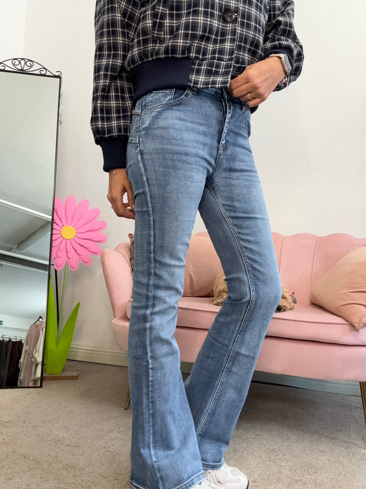 Il jeans zampetta push up