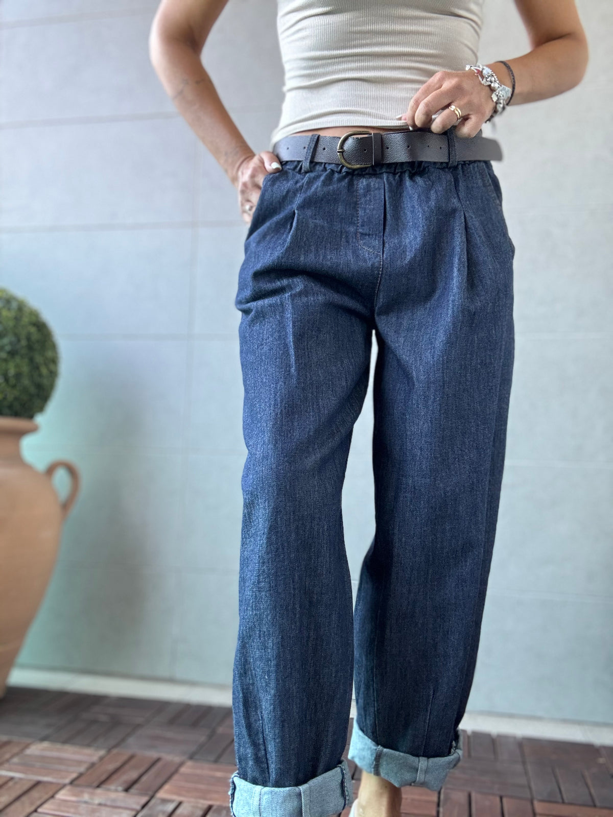 Il pantalone OLIVIA Denim