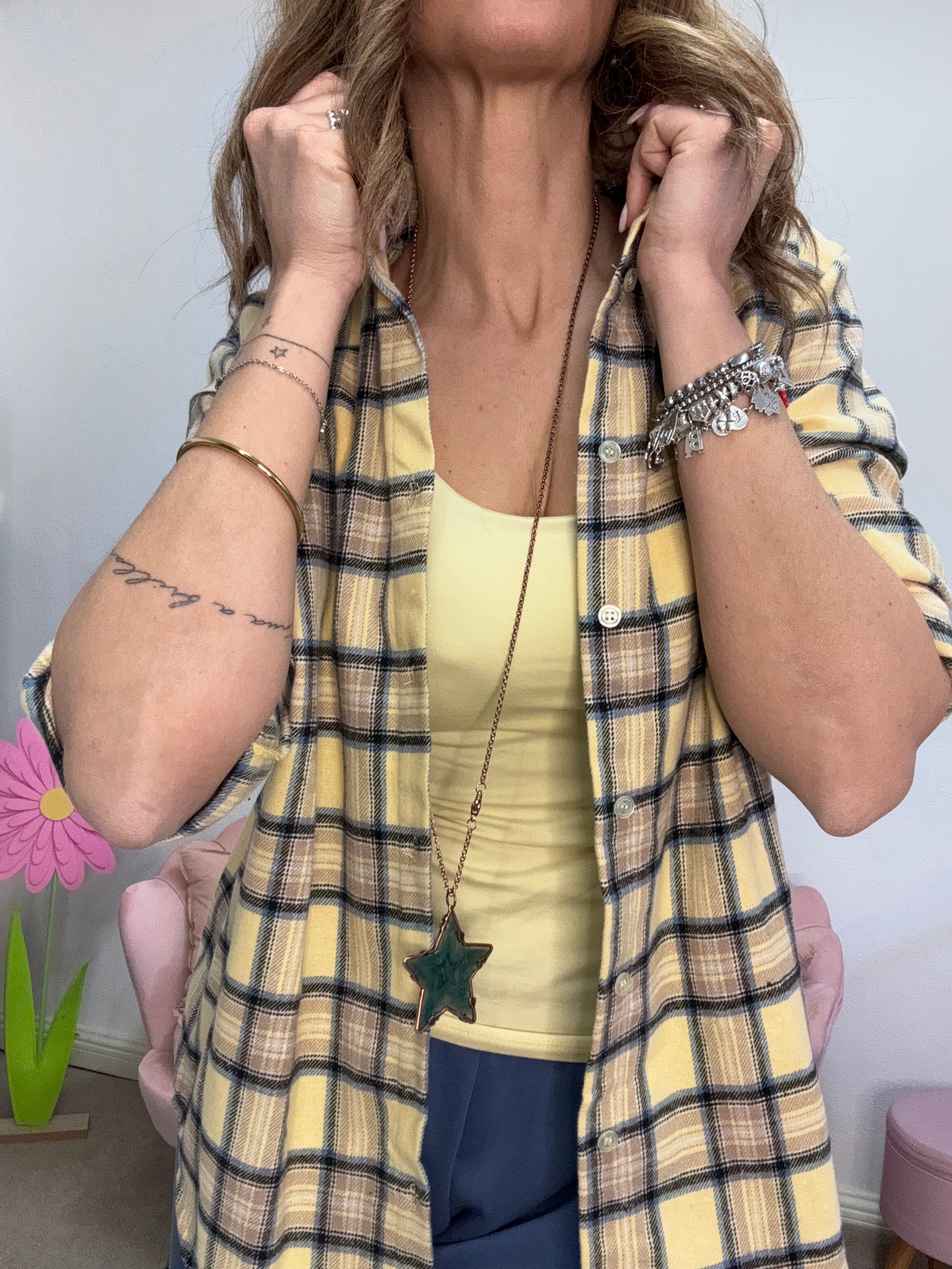 La camicia flanella leggera