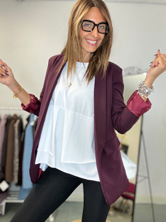 Il blazer foderato