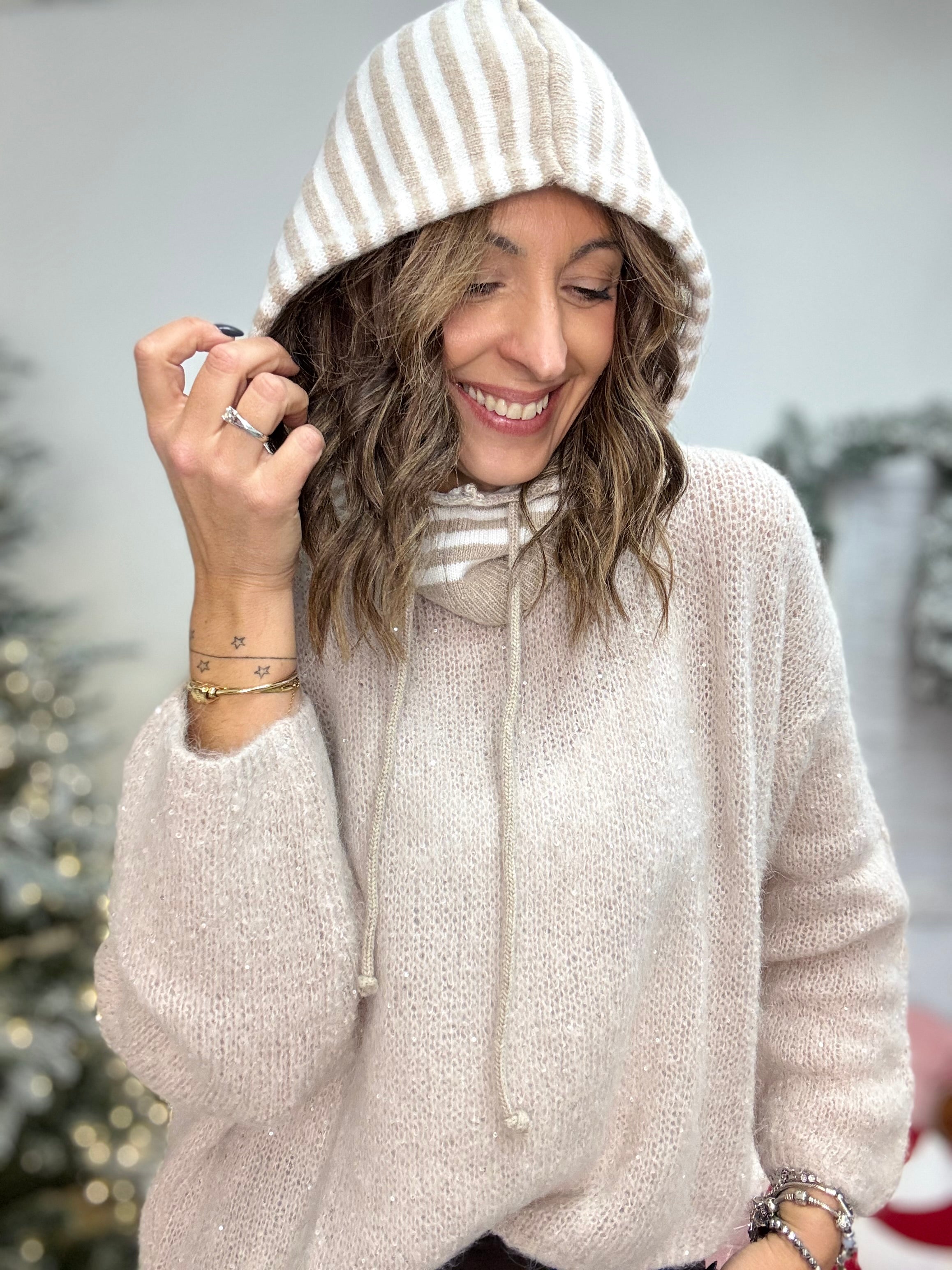 Il balaclava rigato ( lana e cachemire )