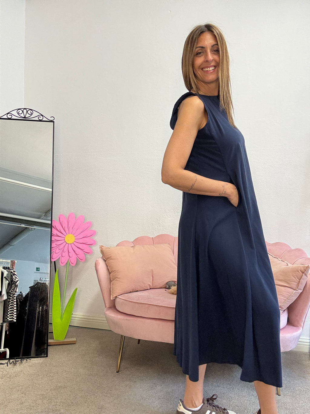 L’abito con la U sul retro