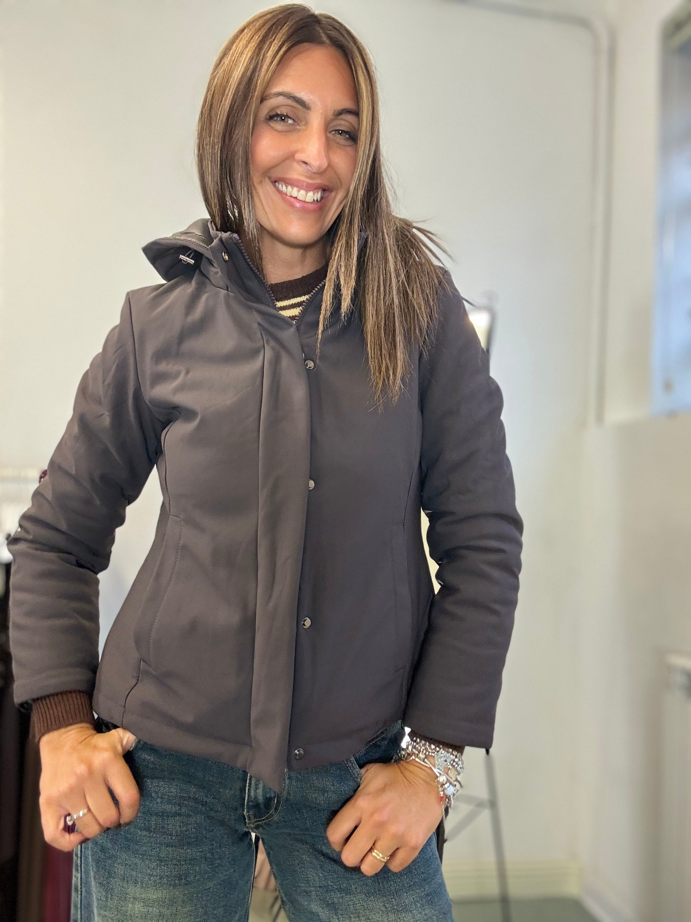 Il piumino Banny tessuto tecnico