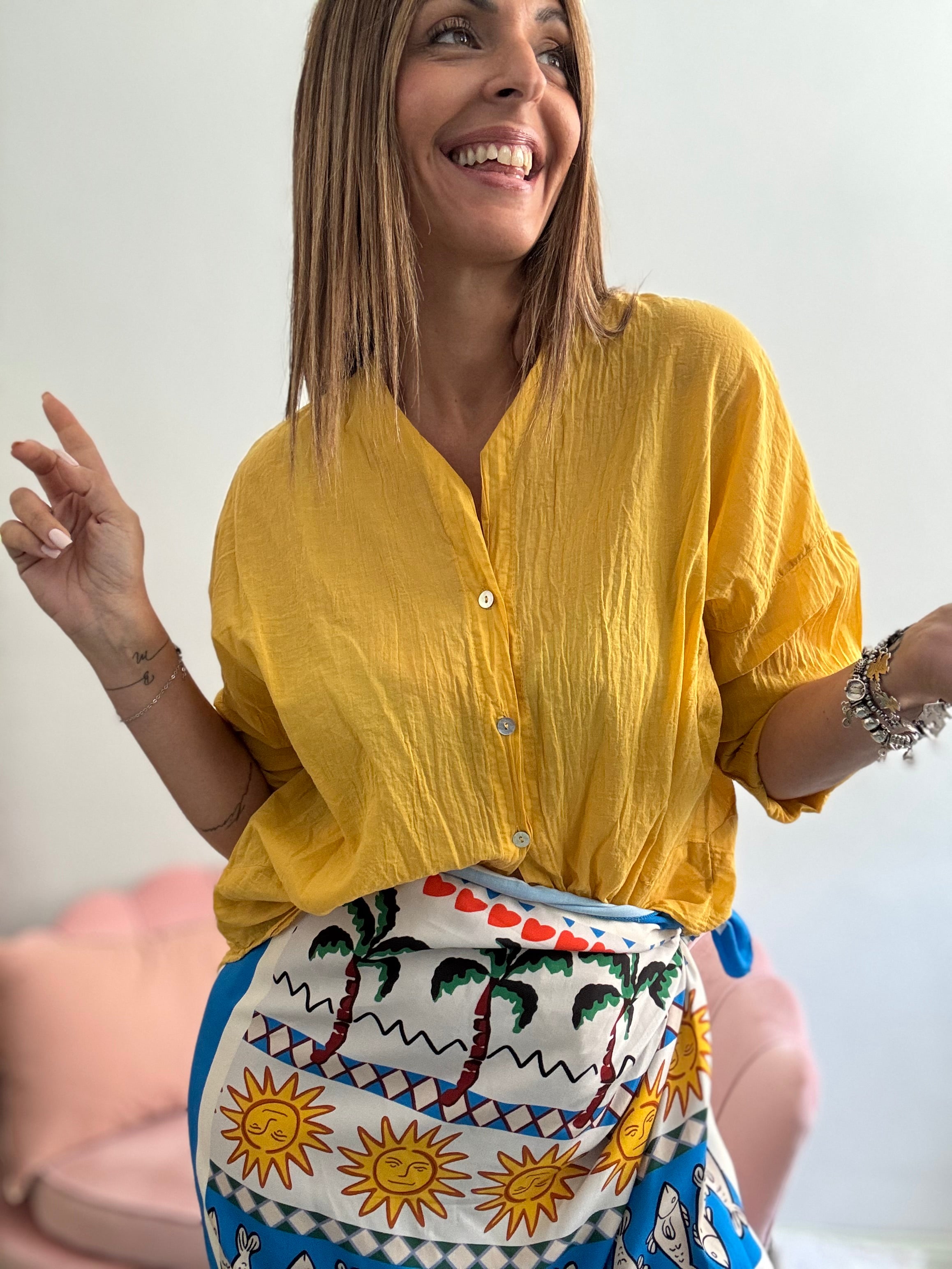 La camicia 100% cotone