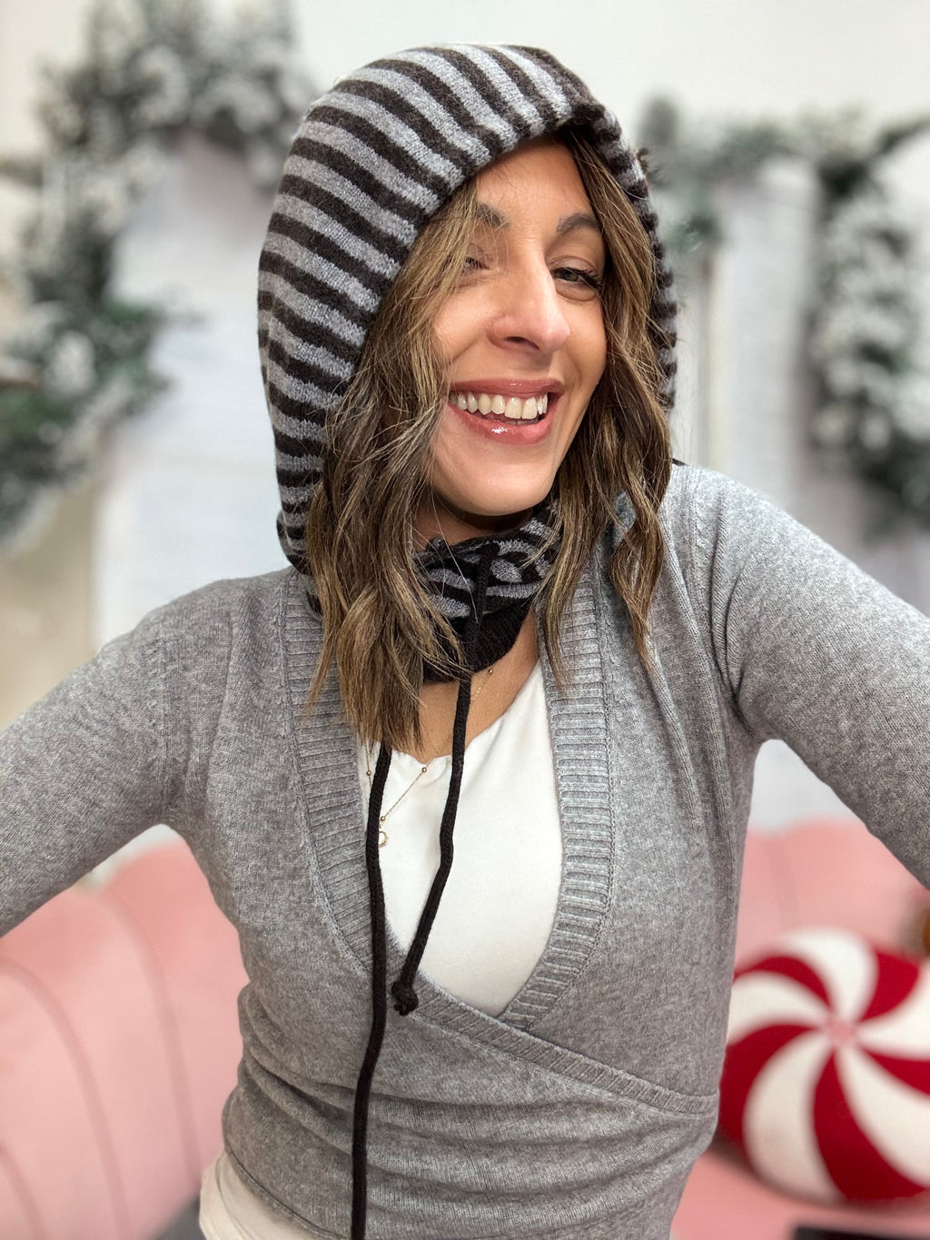 Il balaclava rigato ( lana e cachemire )