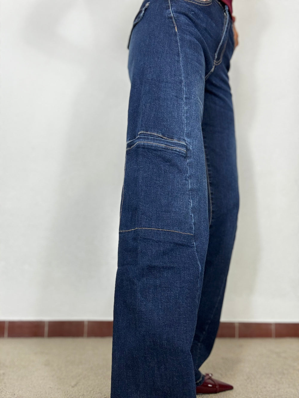 Jeans cargo woman