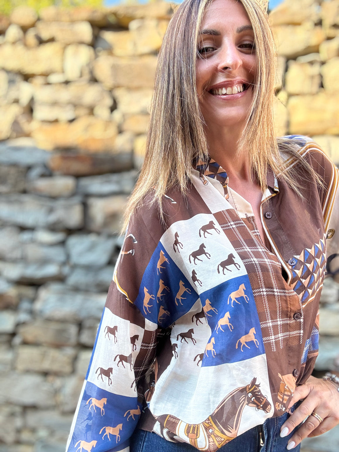 La camicia Hermès style