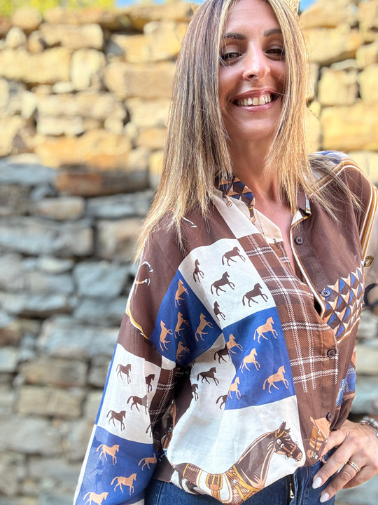 La camicia Hermès style
