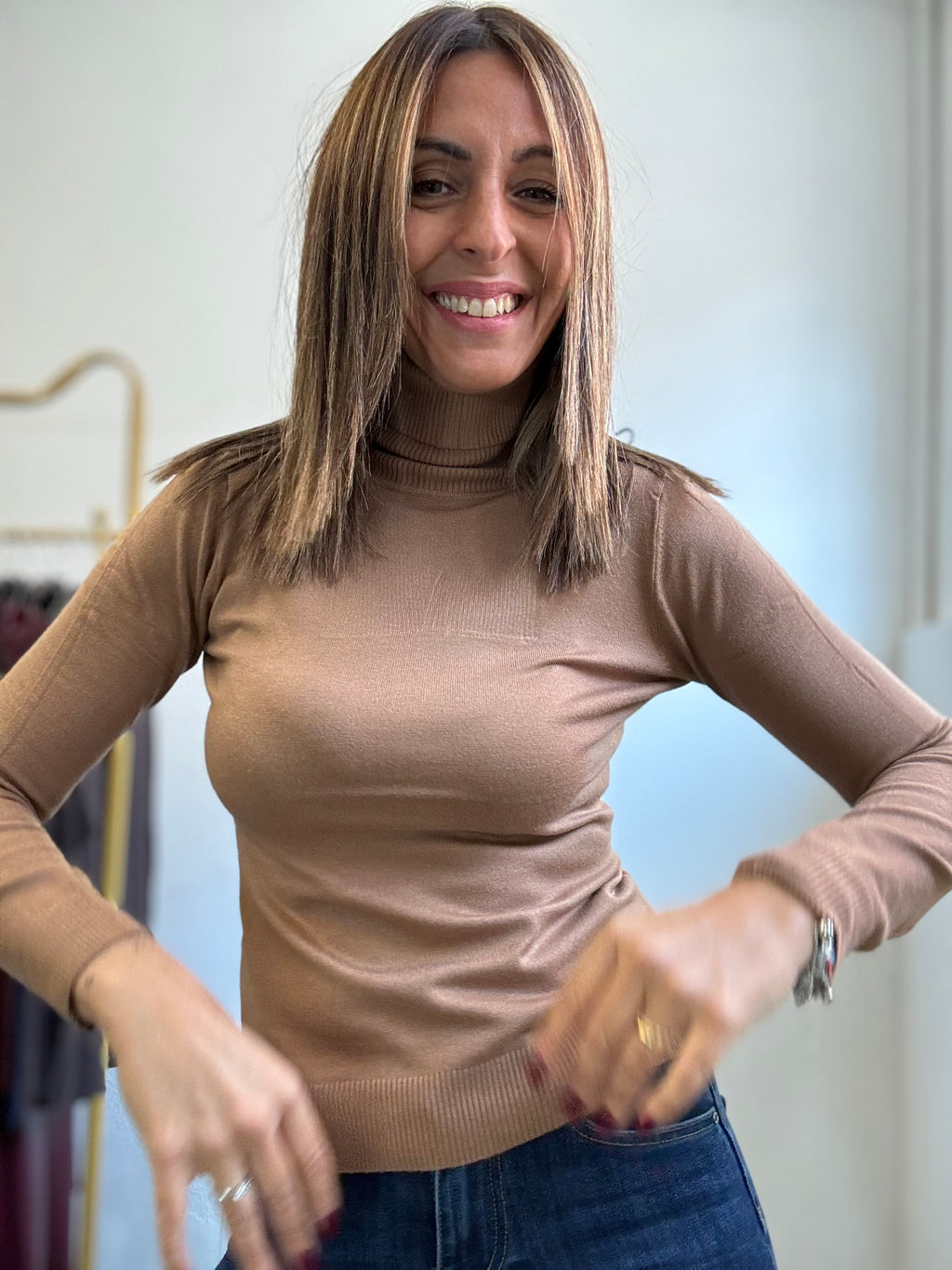 Il dolcevita leggero basico ( in 15 colori )