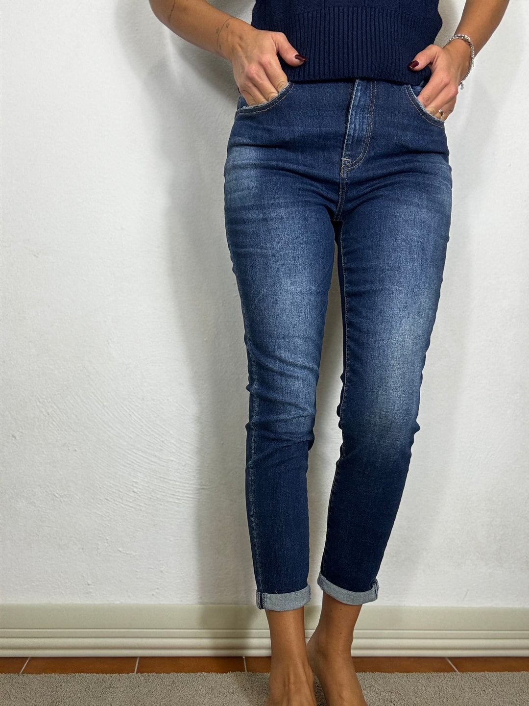 Nuovo jeans skinny morbido