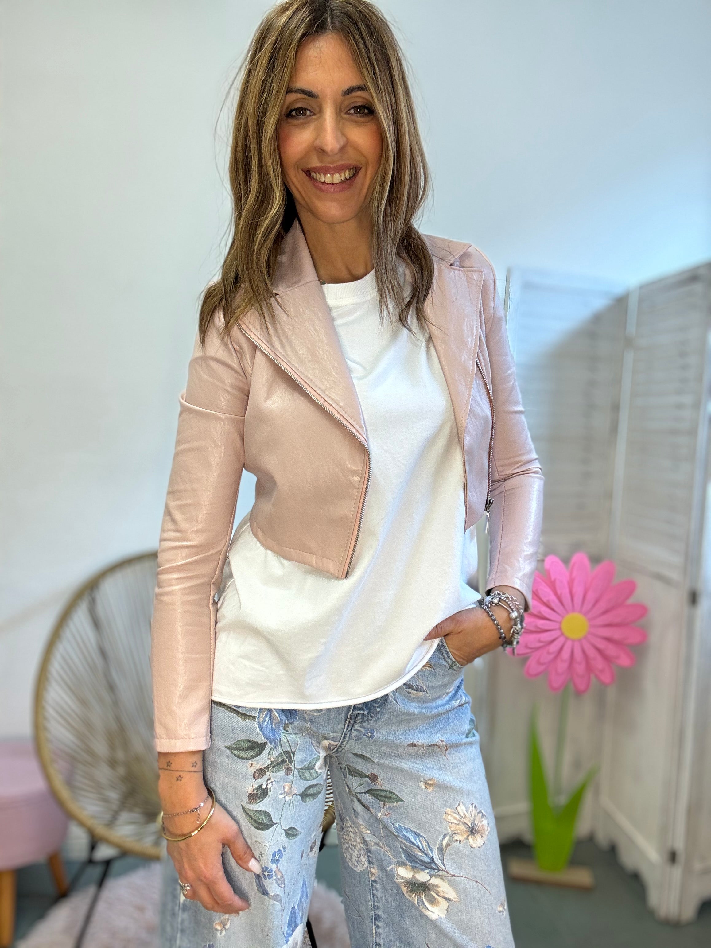 Il bolerino di ecopelle con la zio