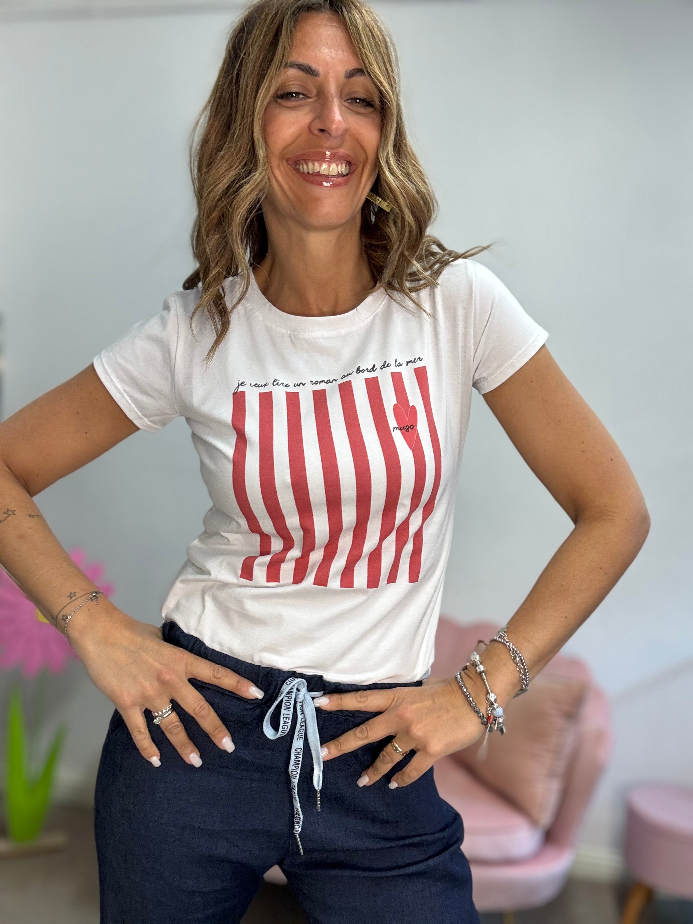 T shirt codice a barre