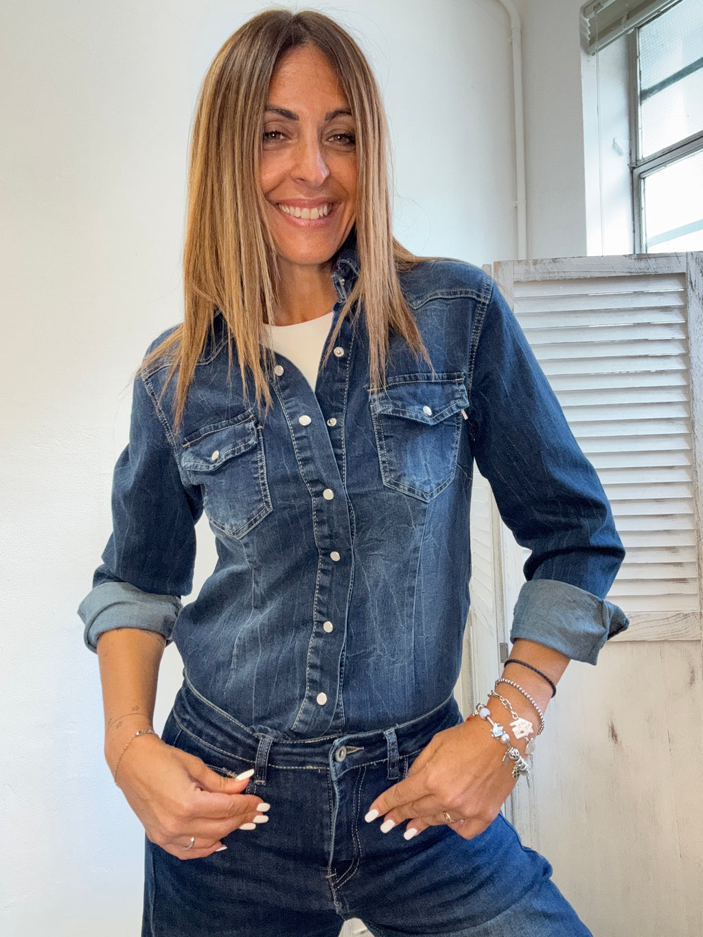 La camicia in jeans