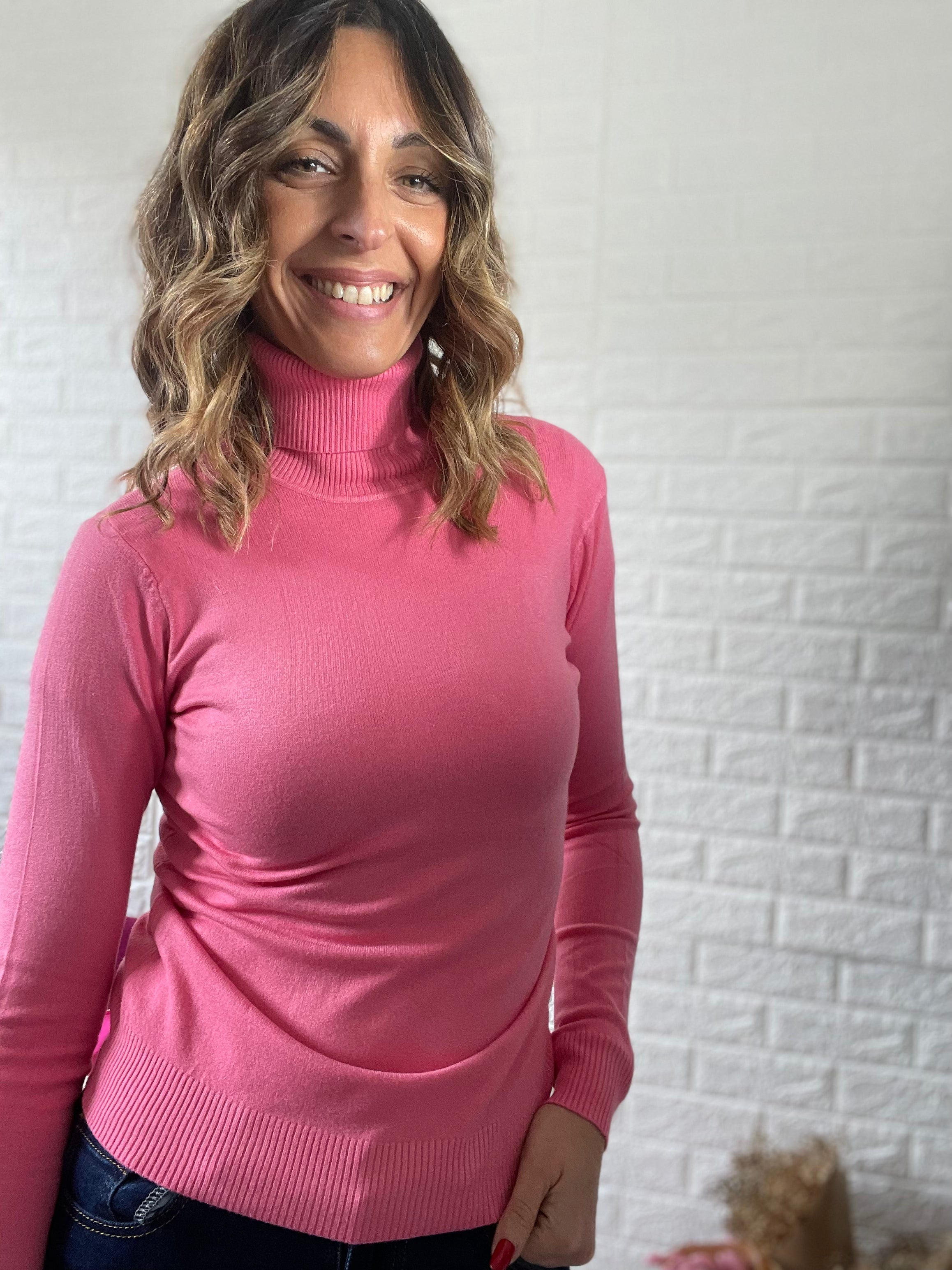 Il dolcevita leggero basico ( in 15 colori )