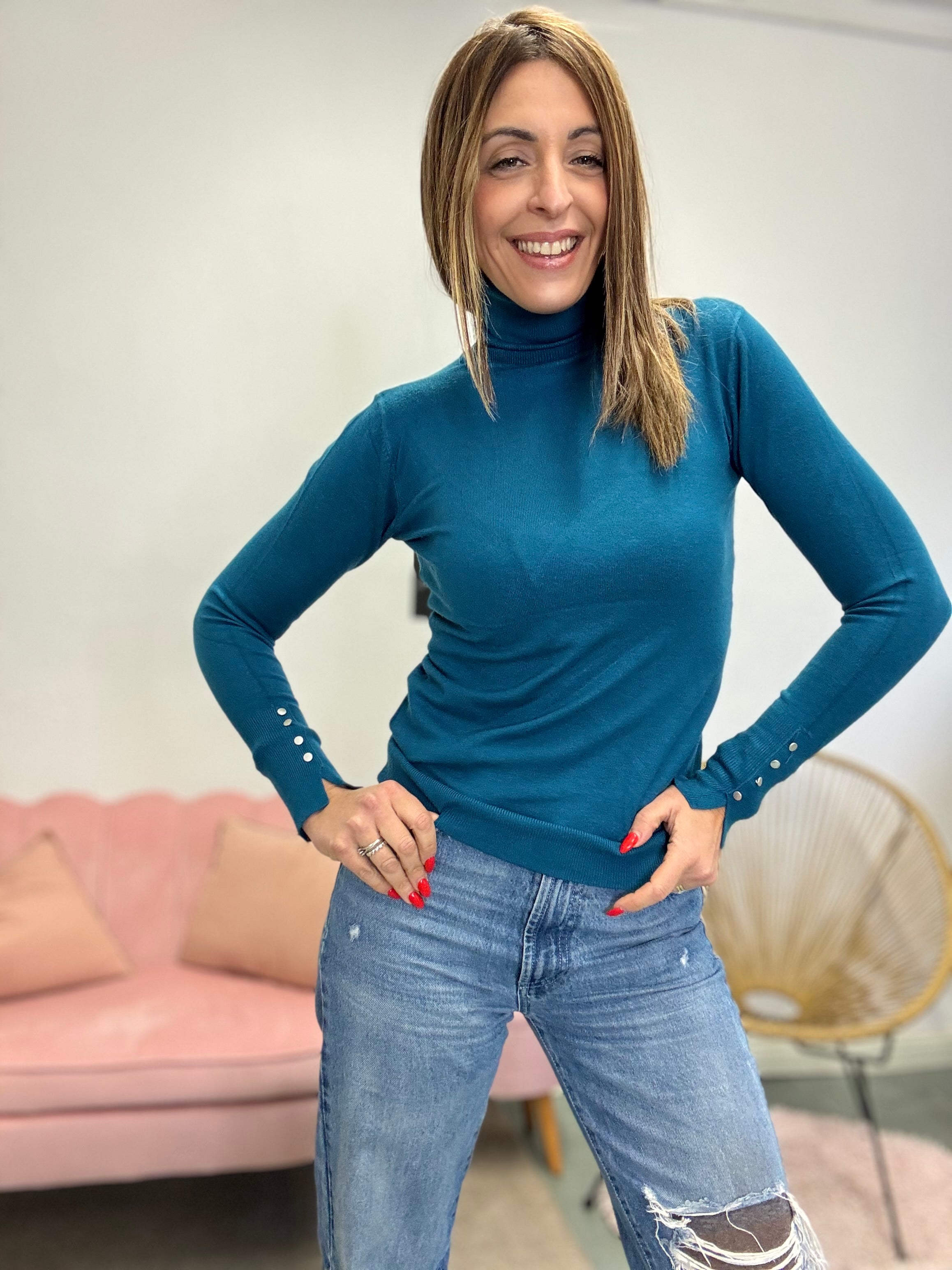 Dolcevita coi bottoncini