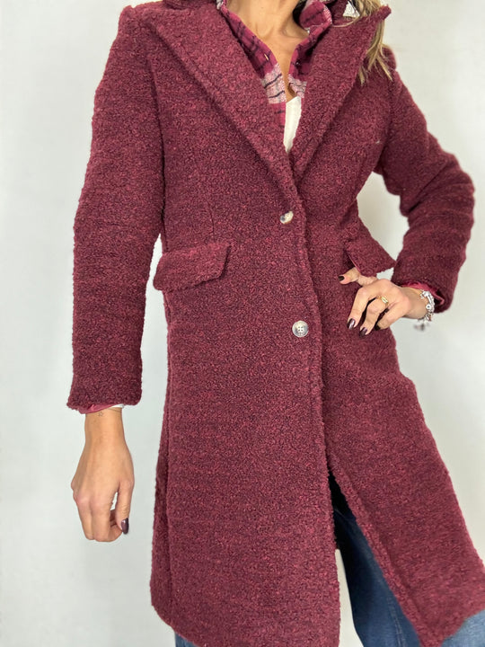 Il cappotto boucle in 3 colori