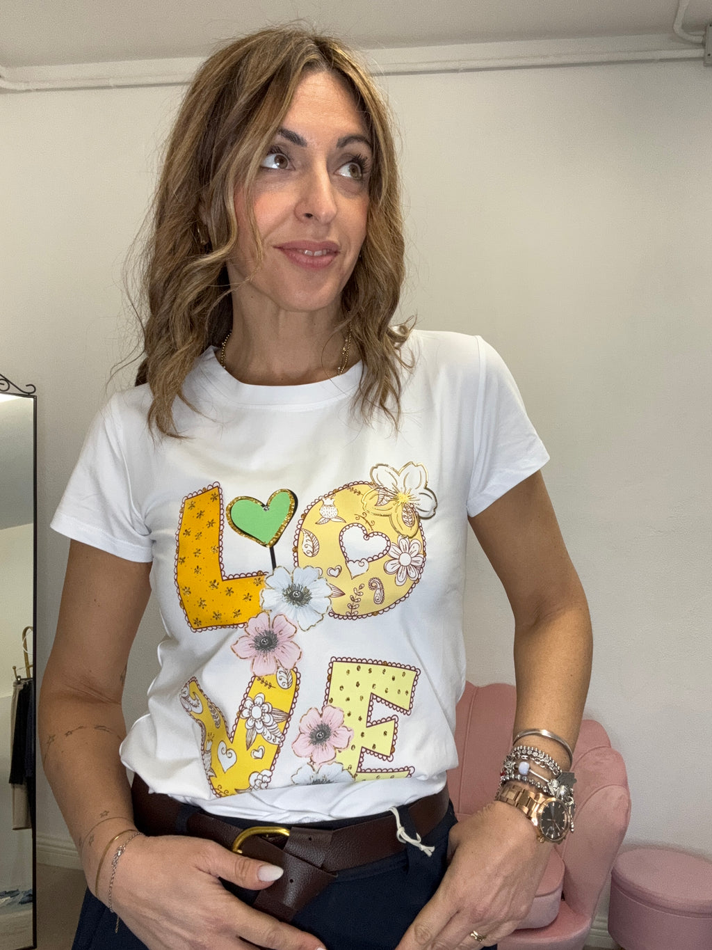 T-shirt Love cartoon
