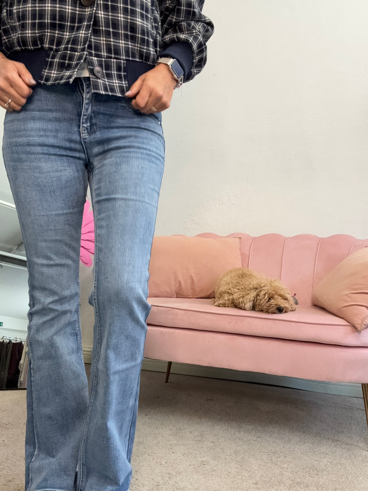 Il jeans zampetta push up