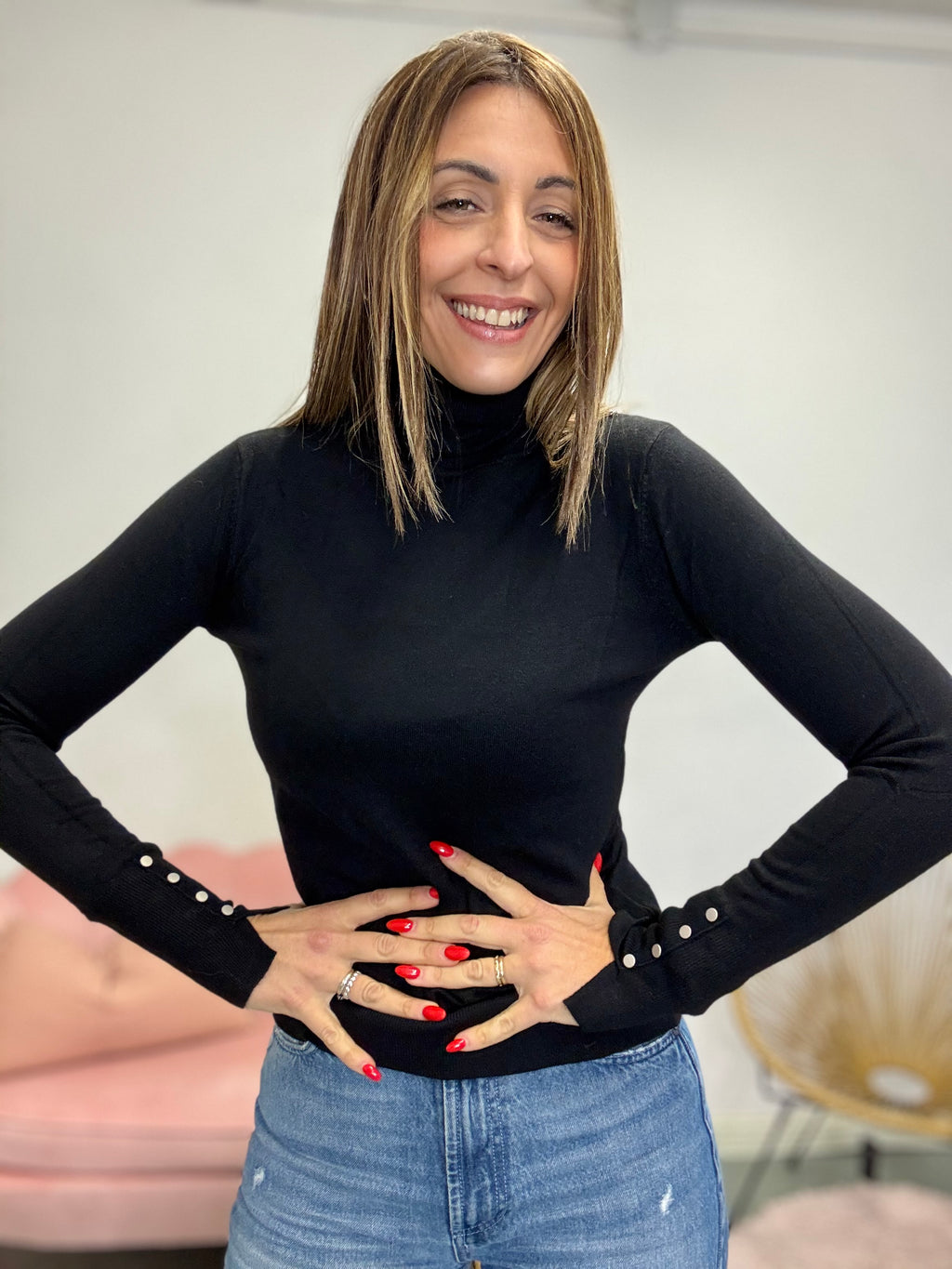 Dolcevita coi bottoncini