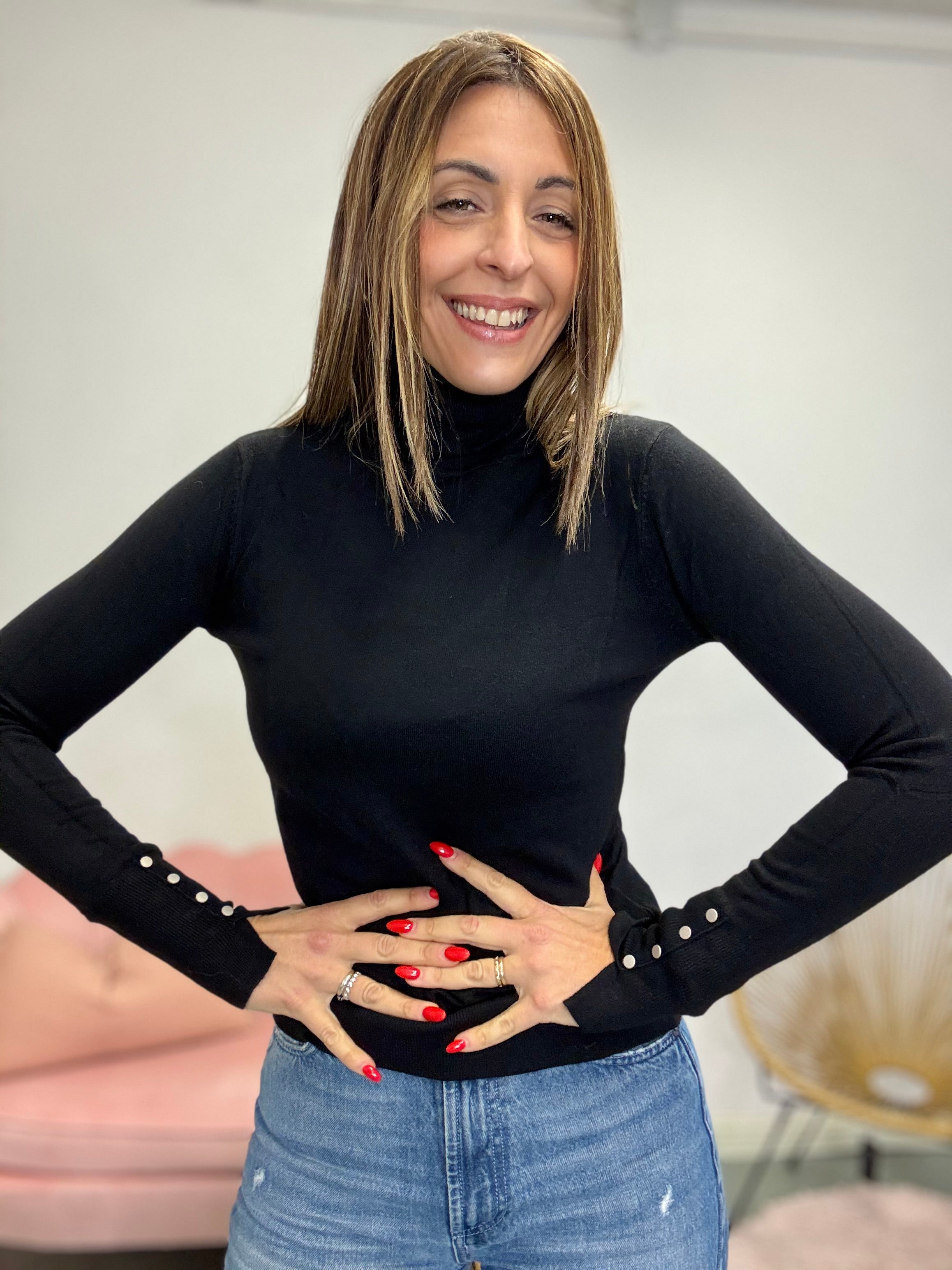 Dolcevita coi bottoncini