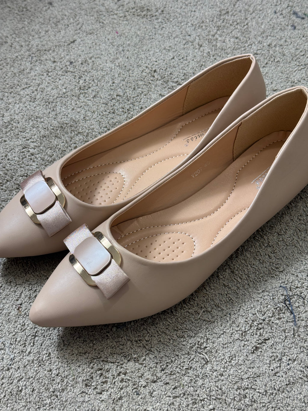 La ballerina con la puntina in due colori