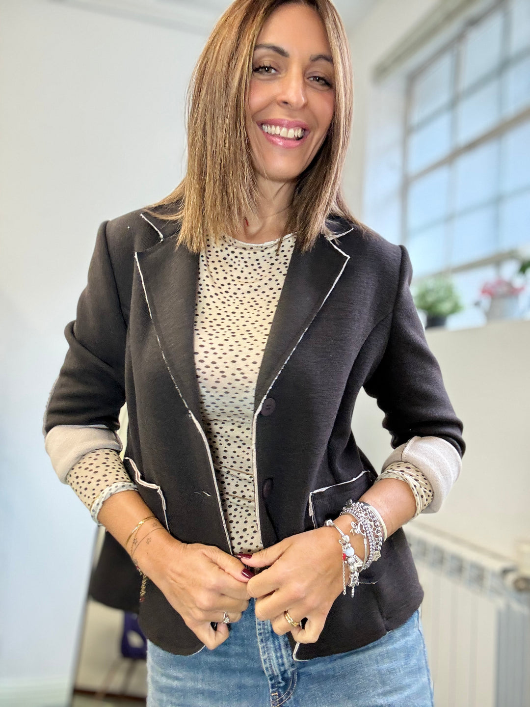 La giacca lana cotta