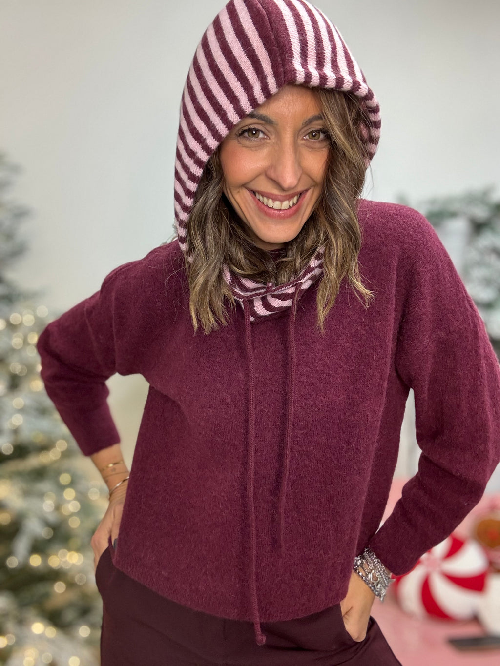 Il balaclava rigato ( lana e cachemire )