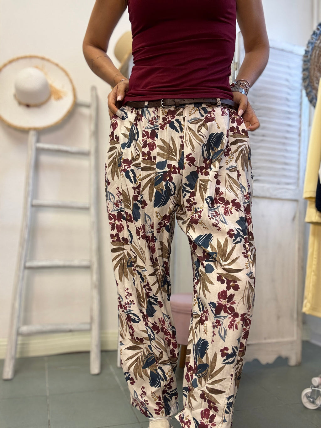Pantalone Jona giappo in cotone