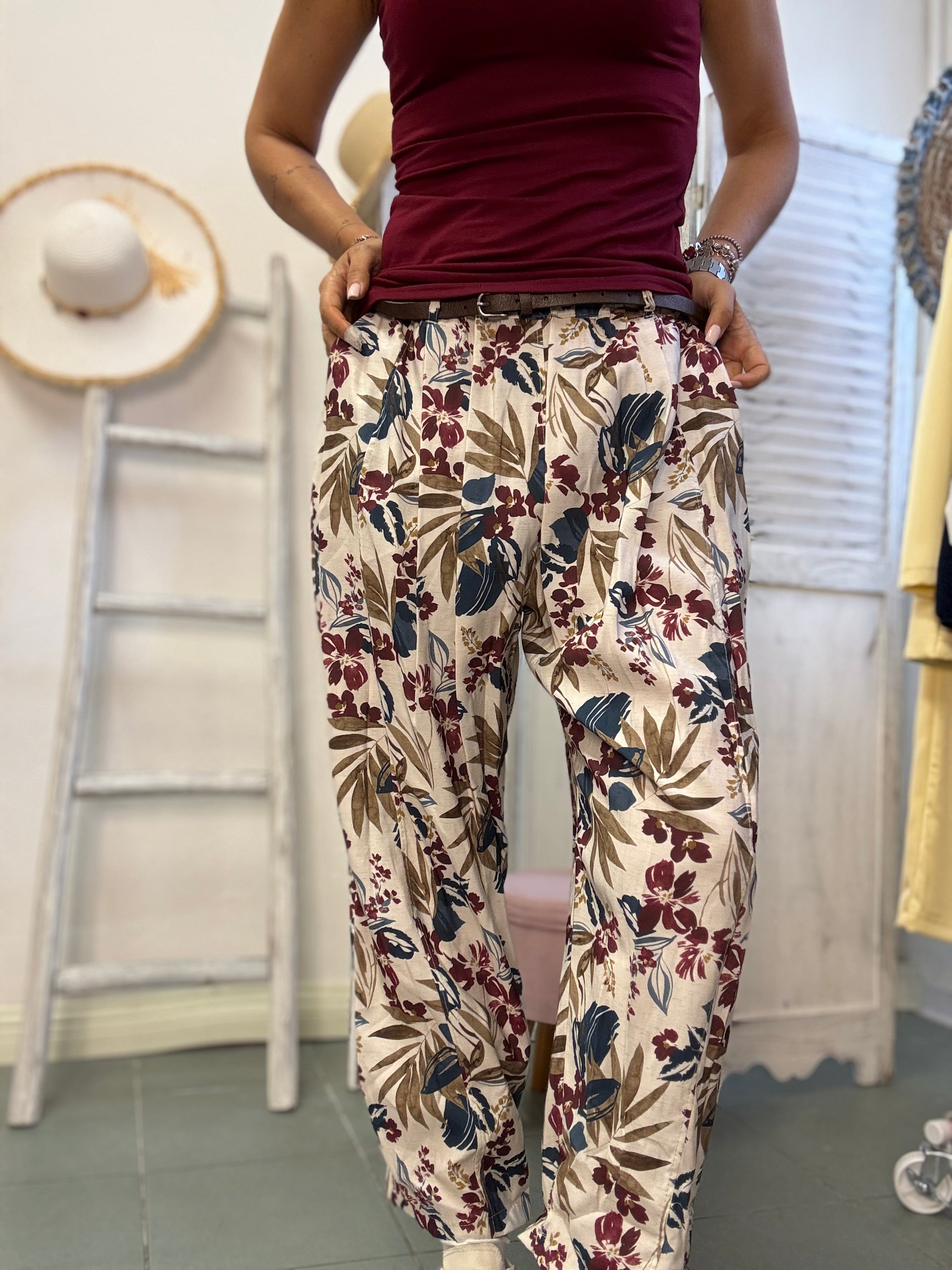 Pantalone Jona giappo in cotone