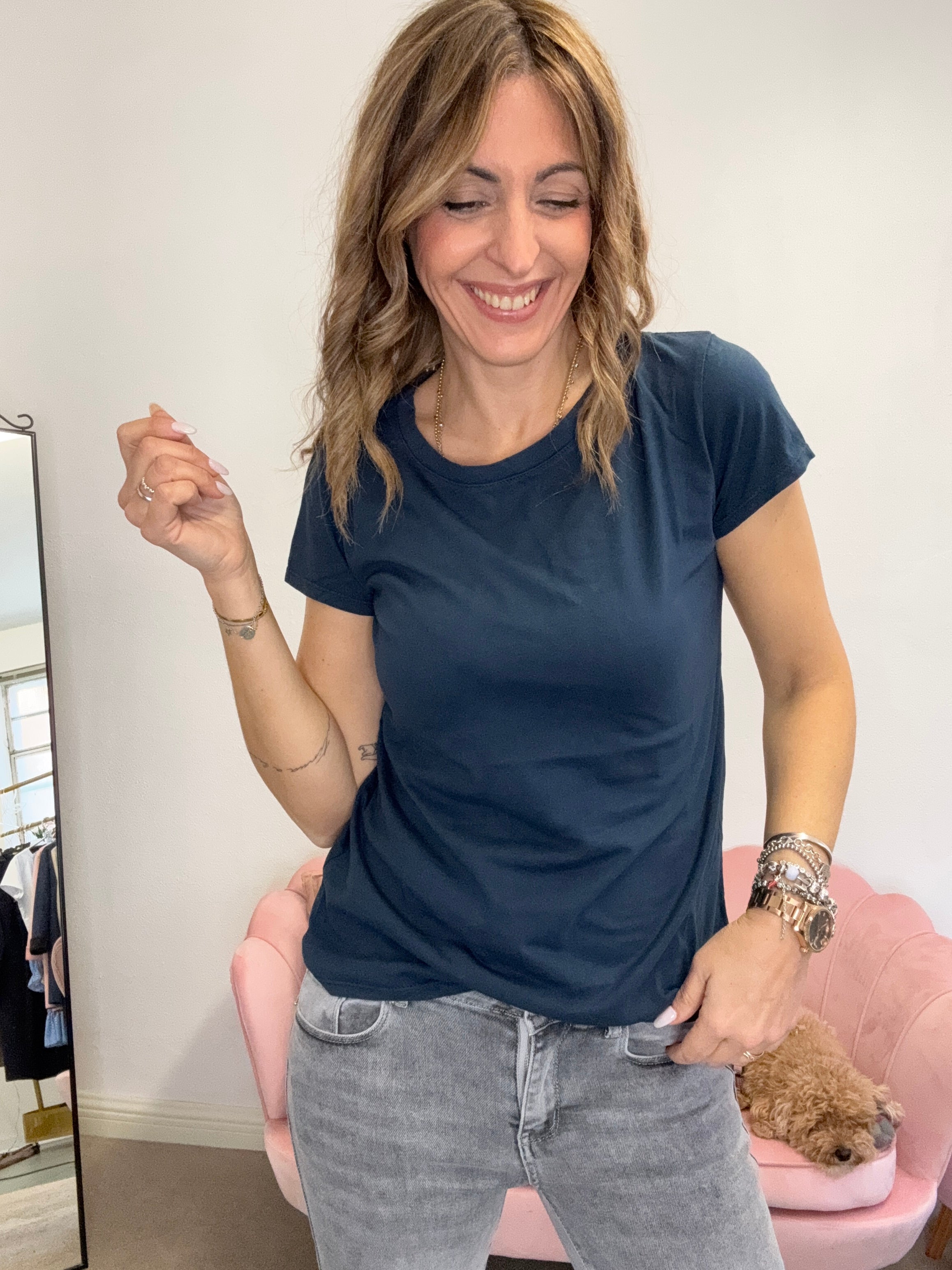 La t-shirt in cotone