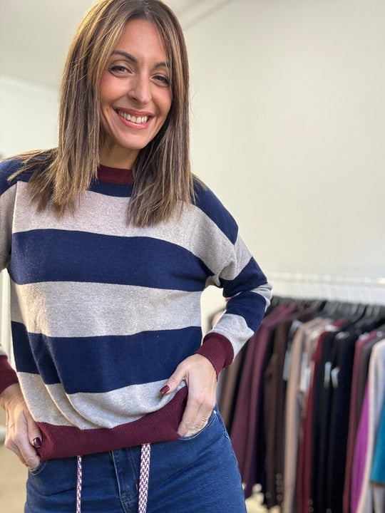 Il pull Sofi col cachemire e le Rigone