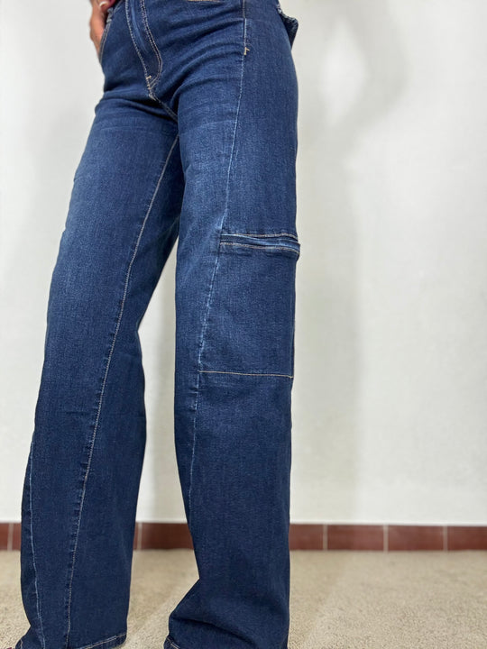 Jeans cargo woman