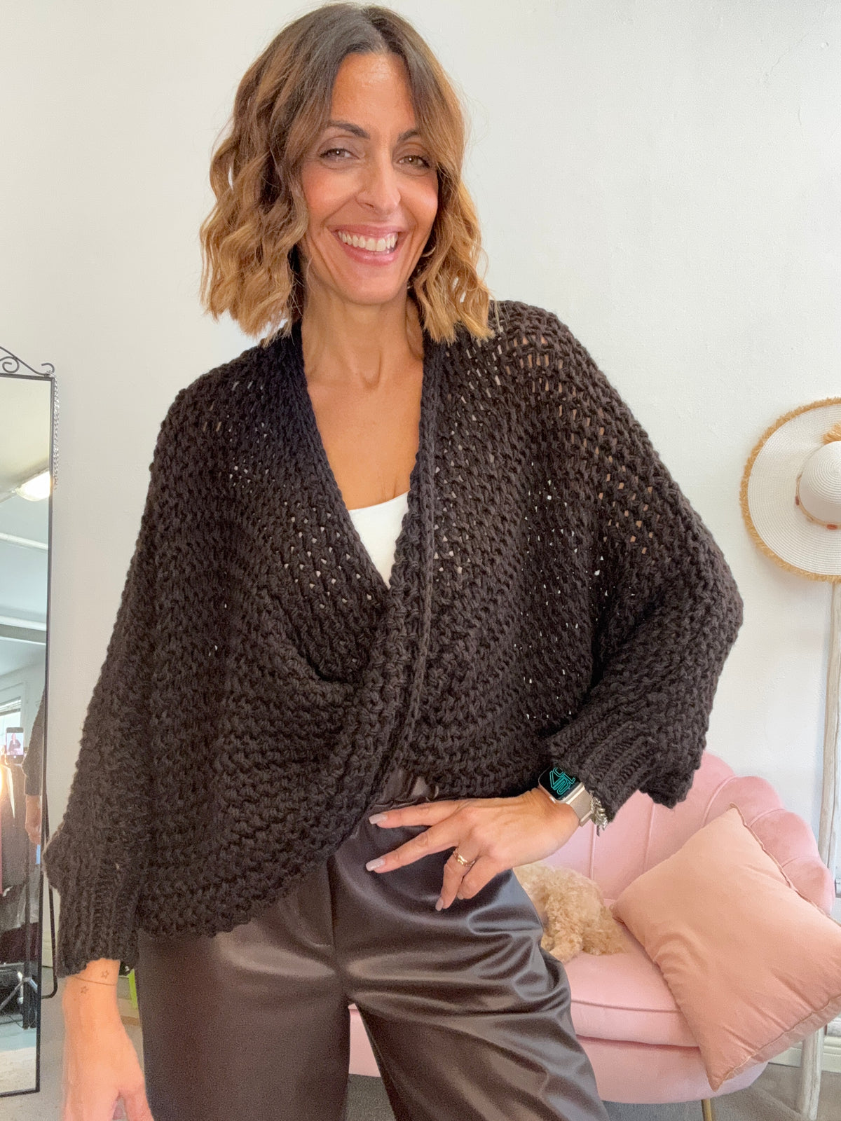 Il pull intreccio uncinetto