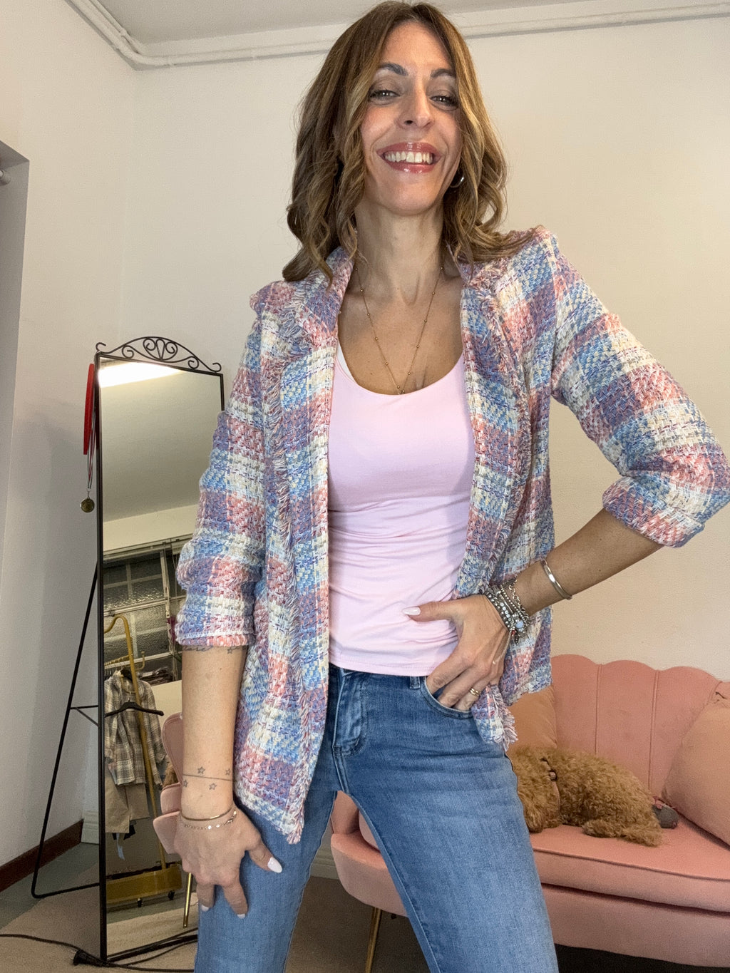 La giacca con le impunture