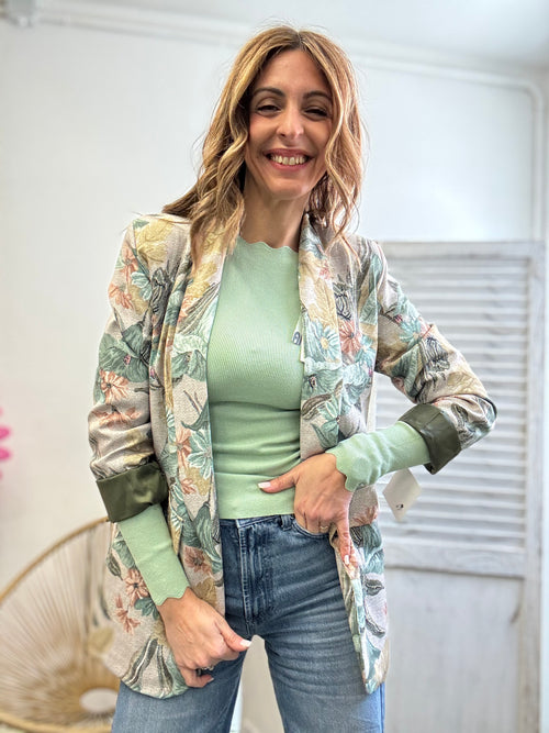 Il blazer flower