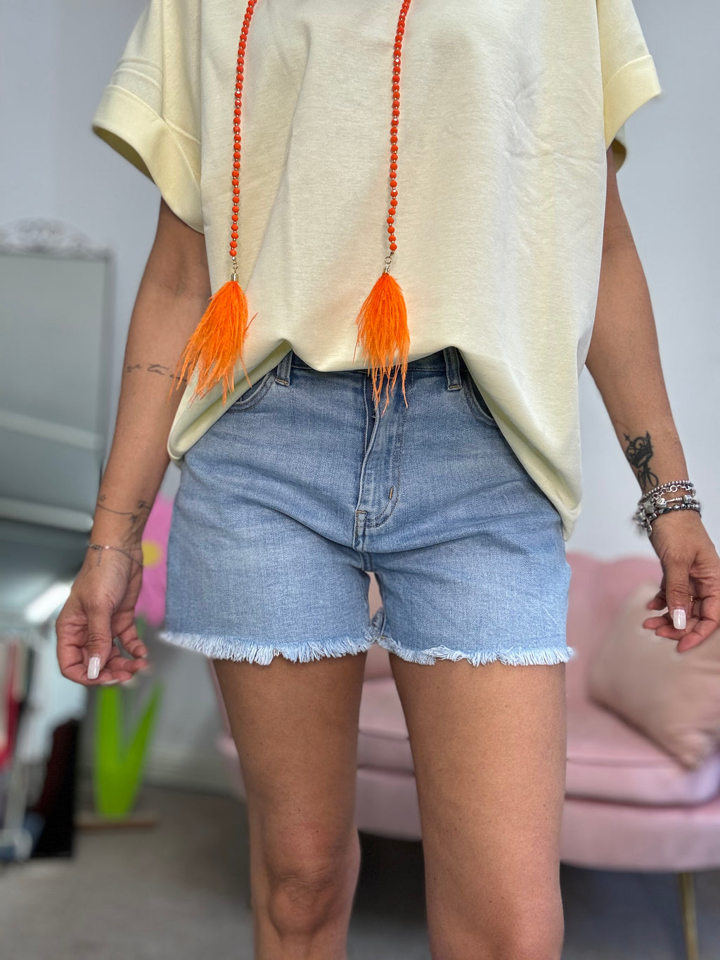 Lo short con le frangette