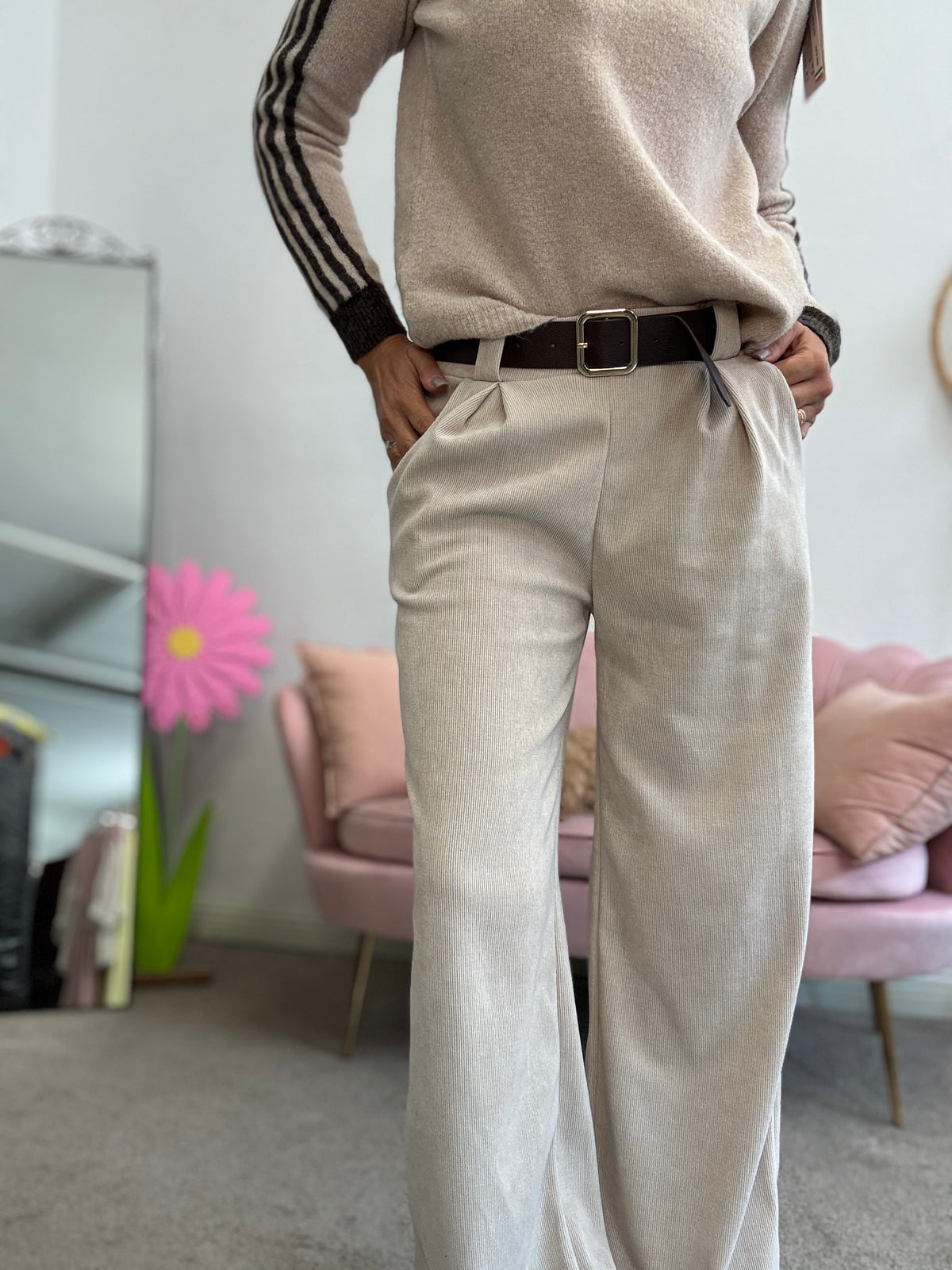 Il pantalone vellutino costine