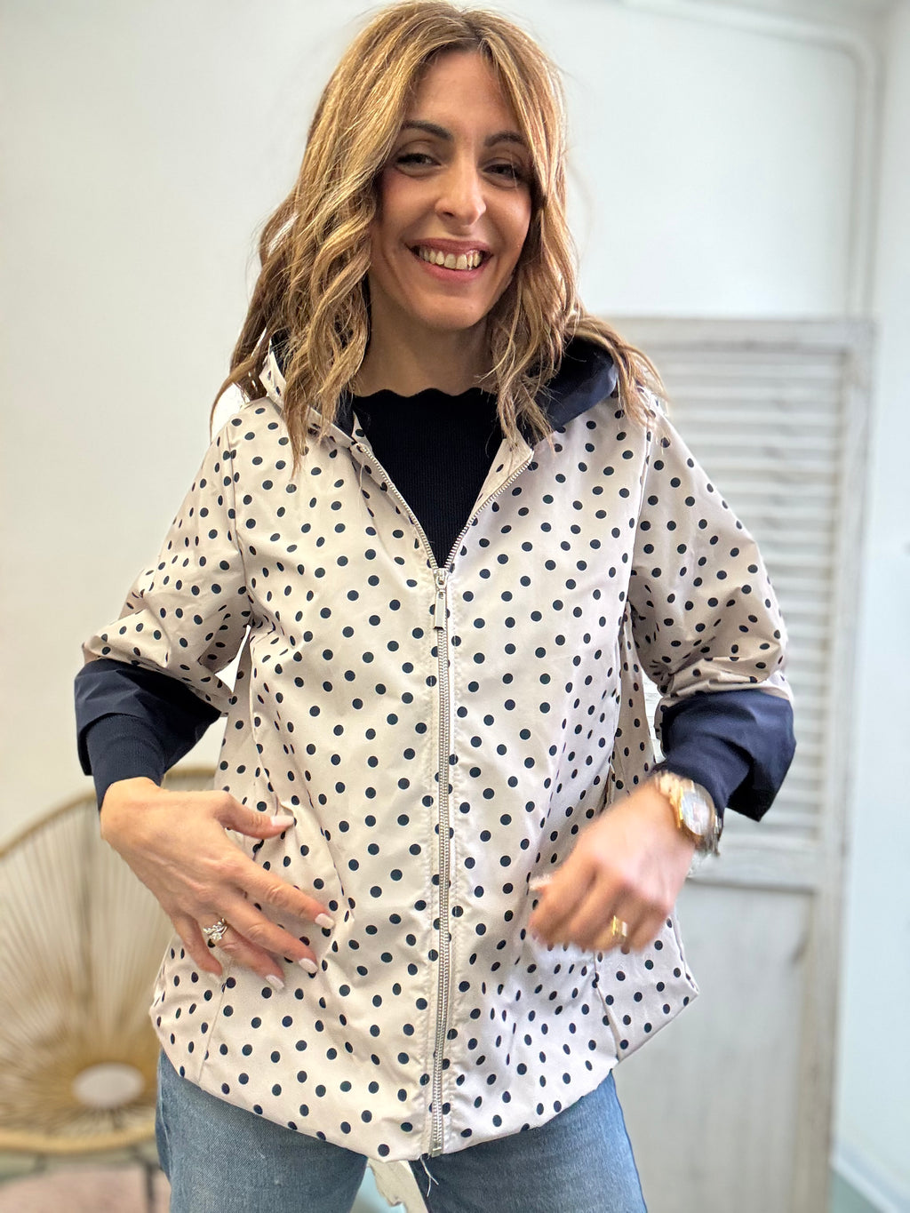 L’antivento a pois