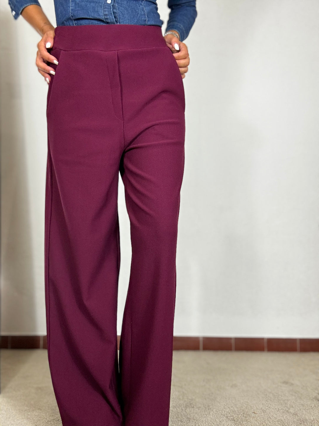 Pantalone Popper in due colori