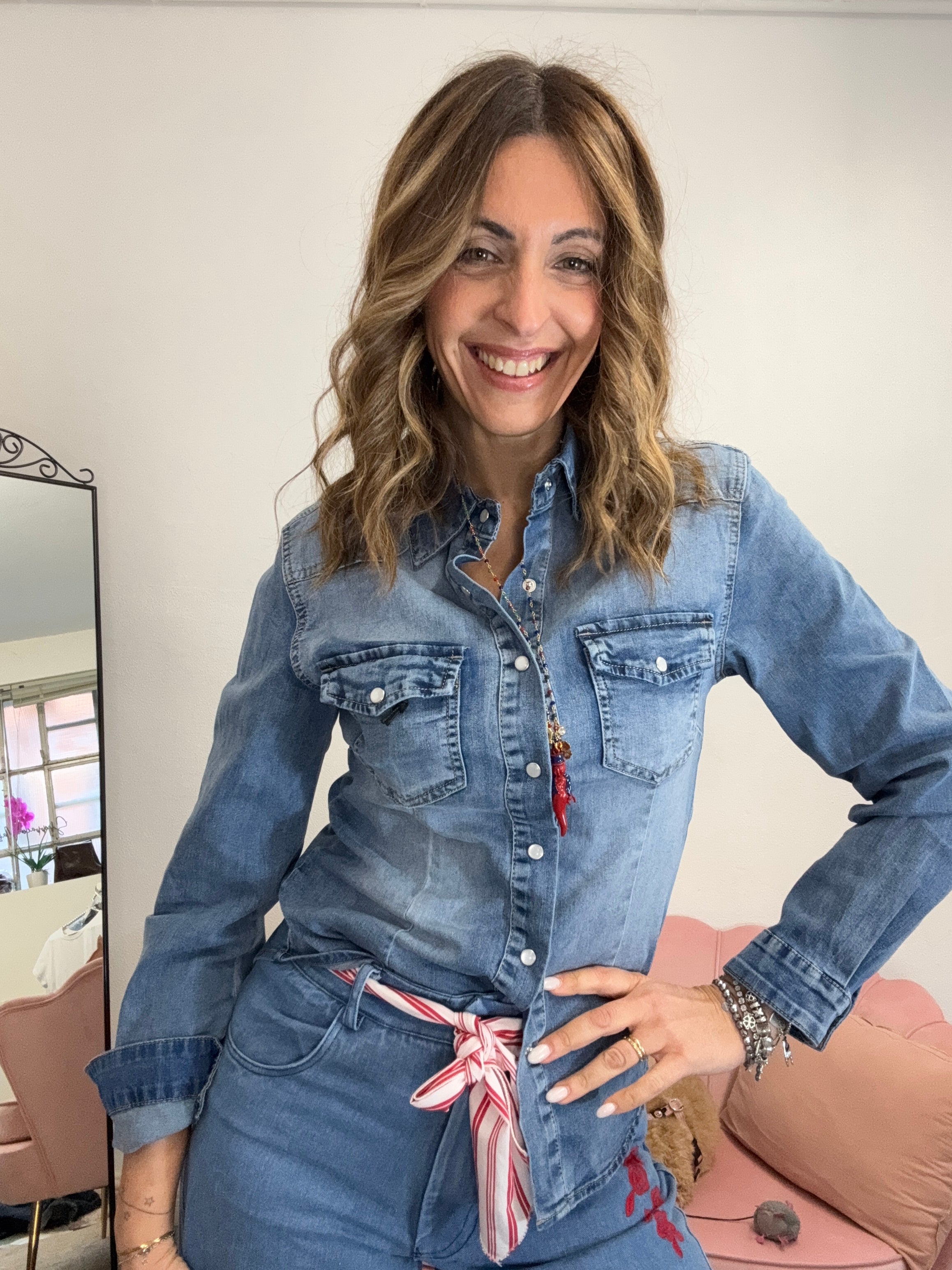 La camicia in denim