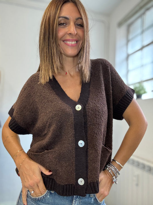 Il cardigan boucle