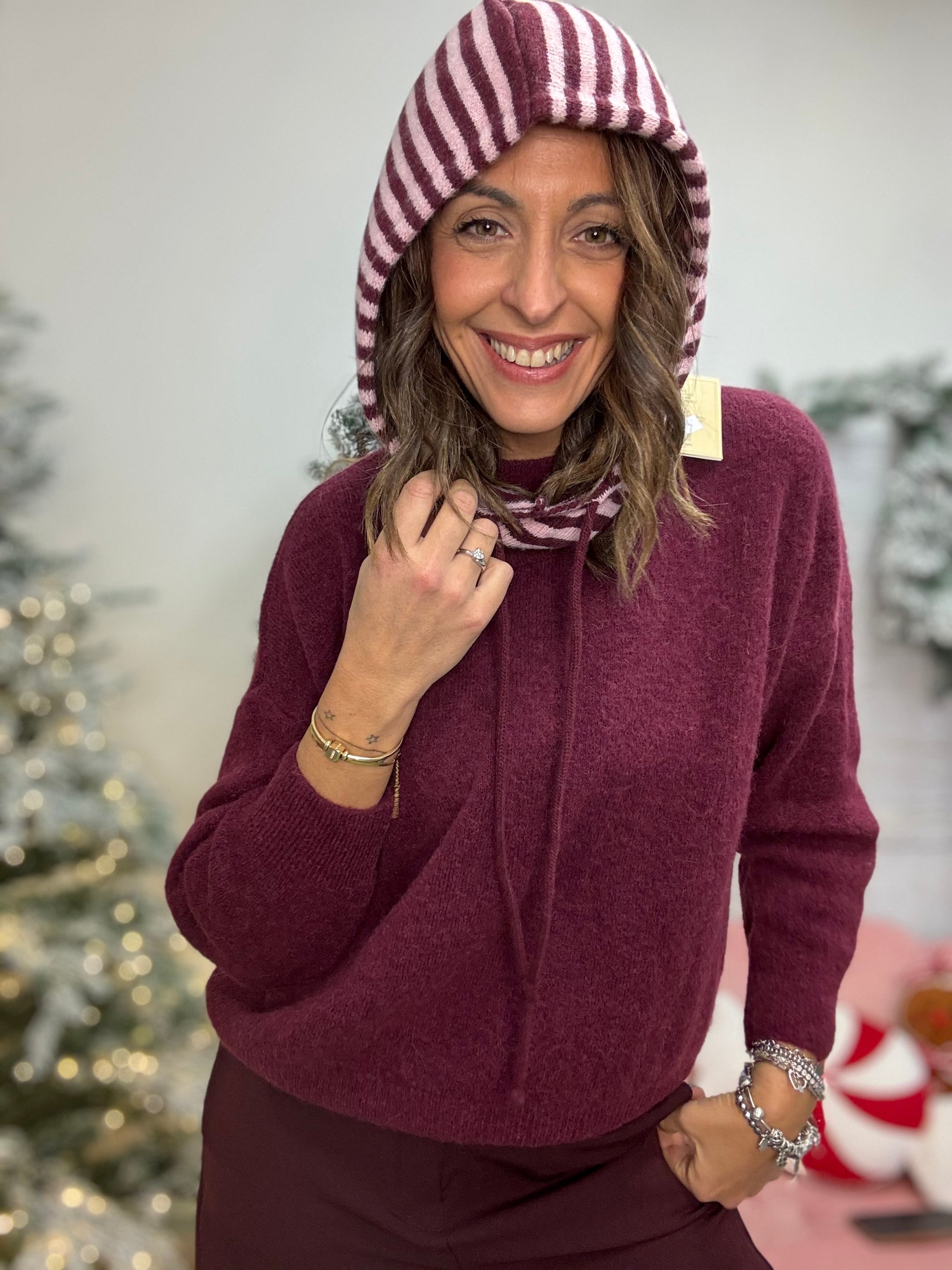 Il balaclava rigato ( lana e cachemire )